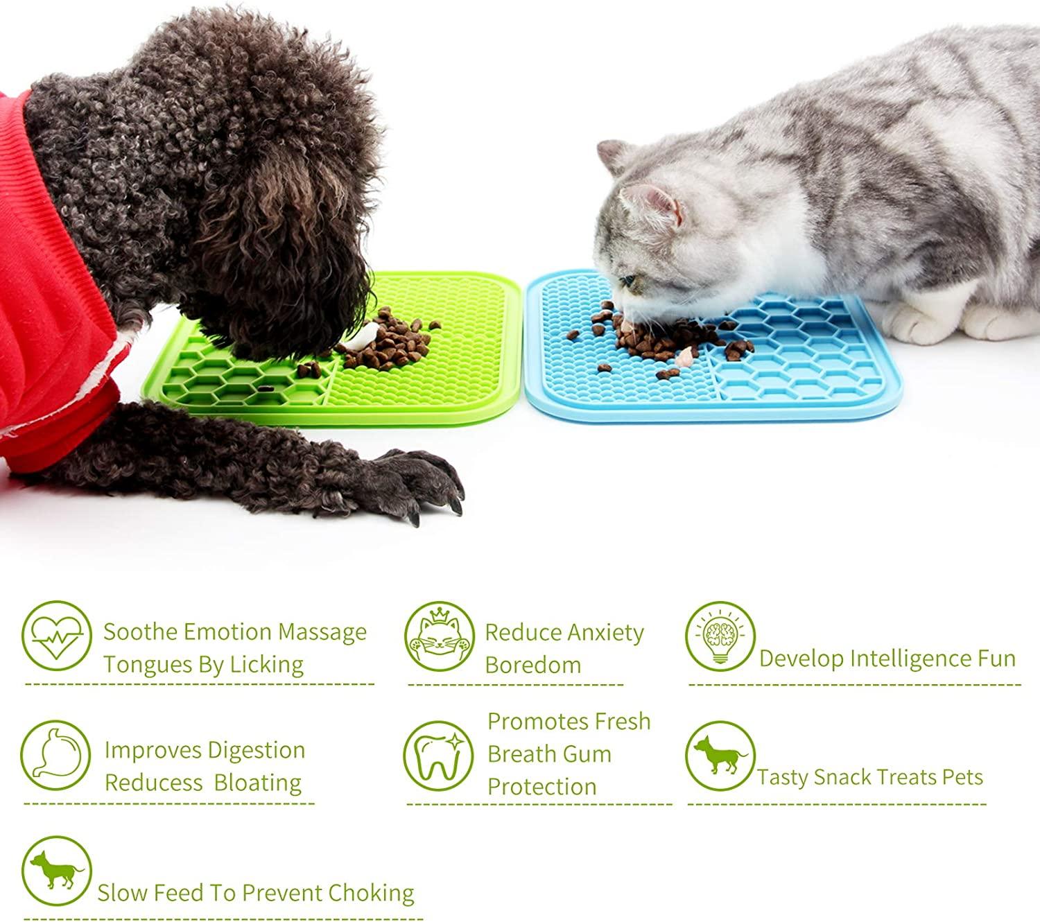 Lick Mat for Dogs and Cats with Suction Cups Anxiety Relief