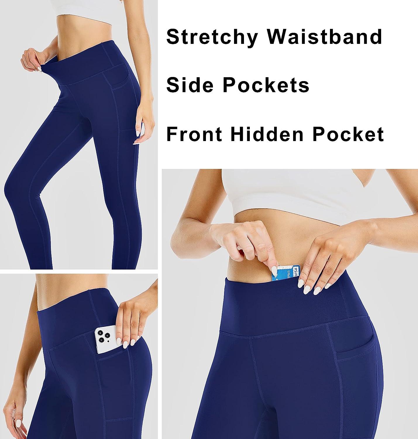 Women's High Waist Squat Proof Yoga Leggings w/ 3 Pockets
