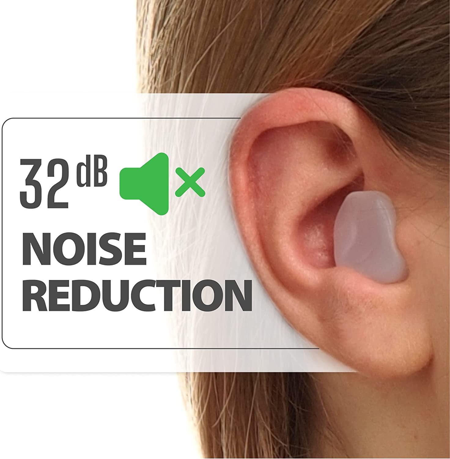 PQ Wax Ear Plugs for Sleep - 12 Silicon Wax Earplugs for Sleeping