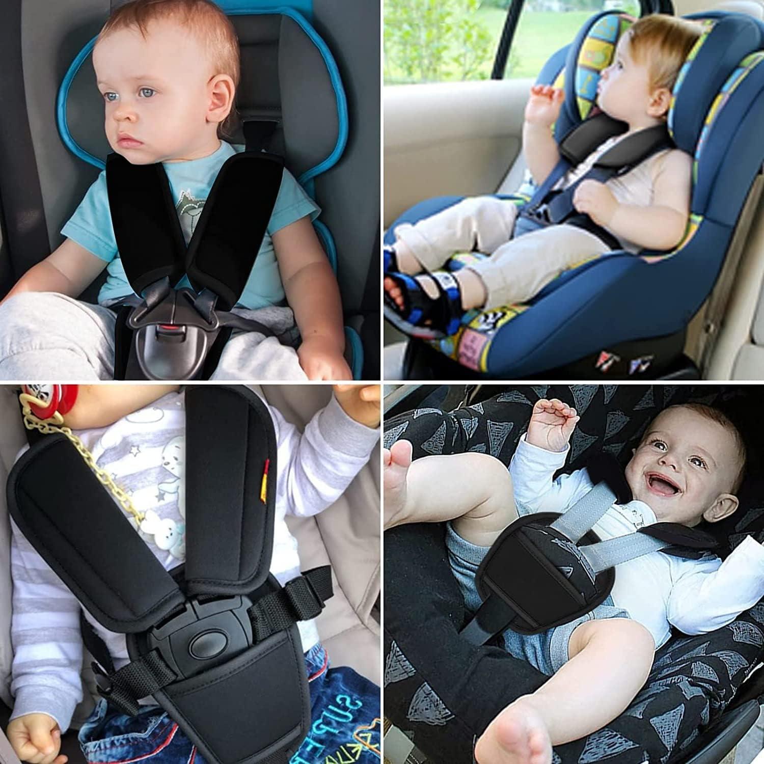 Baby Car Seat Strap Covers Soft Seat Belt Pads Cover For Kids Car Seat  Straps Shoulder