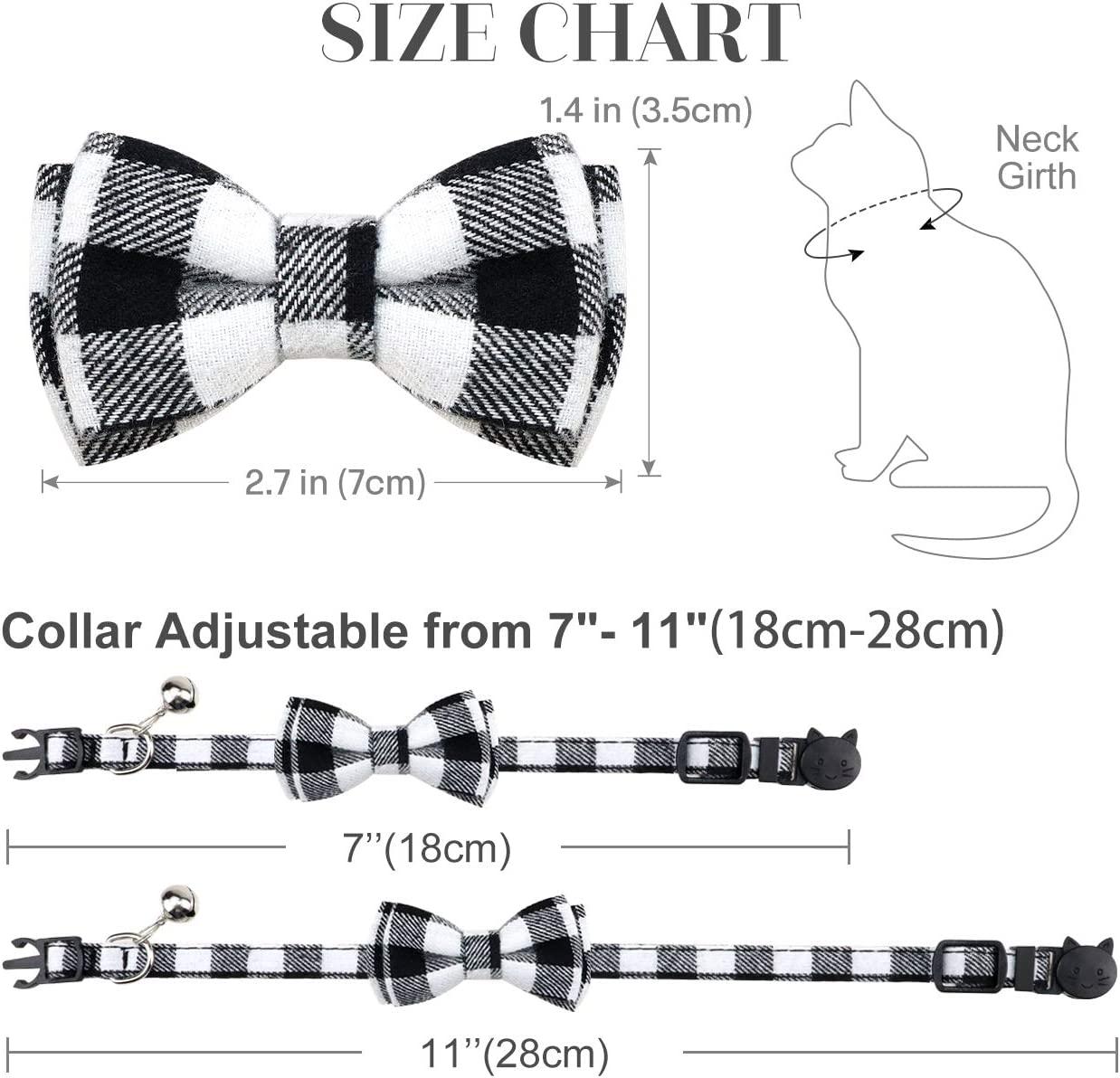 Pearls Decor Plaid Preppy Fashion Cat Neck Collars Bow Tie - Temu