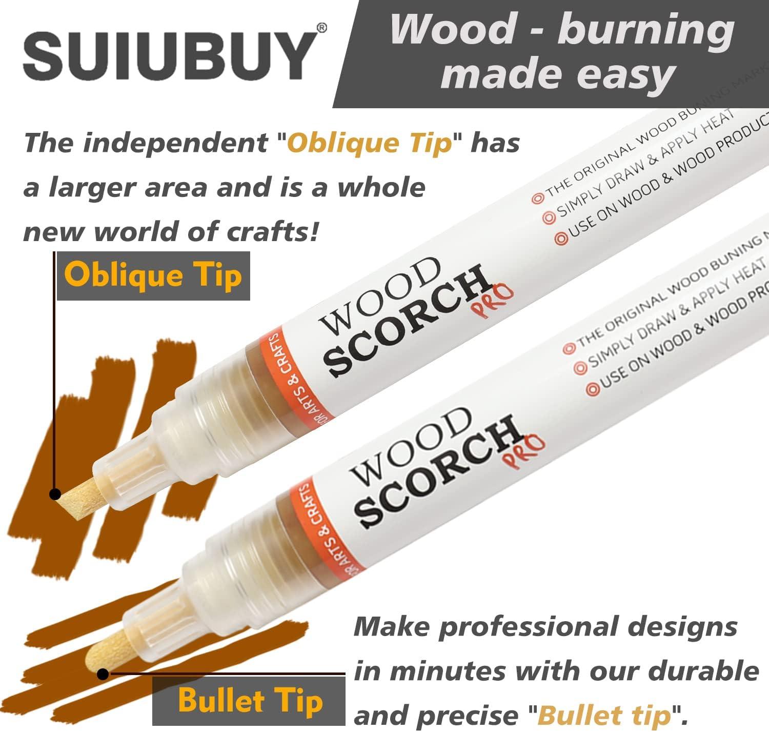 3* Safe Scorch Marker For DIY Projects Easy Use Safe Chemical Wood Burning  Pens