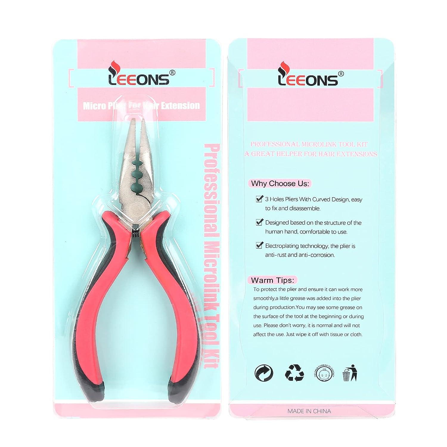 Hair Extension Pliers Kit Tan Color Pliers Tool Opener Plier Hair