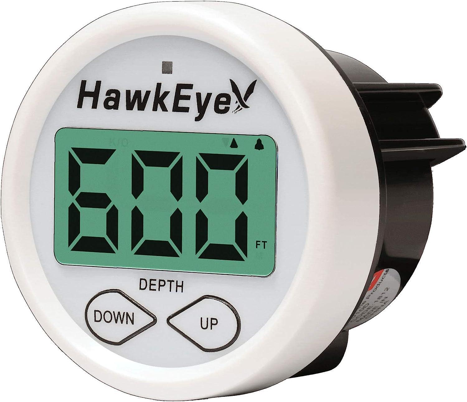 Hawkeye DT1H Handheld Depth Finder with Temperature Depth Sounder (with  Transom Mount & Temp. Reading)