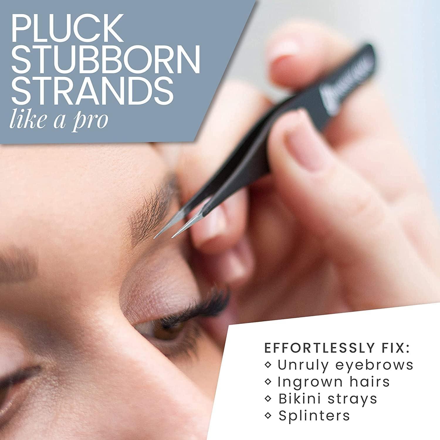 Professional Sharp Tweezers Pointed Tip, Stainless Steel Fine Tip Needle  Nose Tweezers for Women and Men