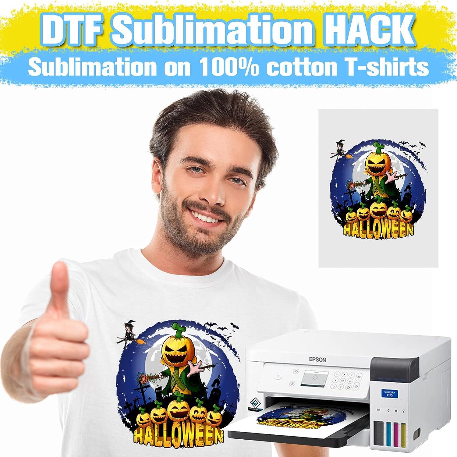 Using a Sublimation Printer to Make DTF Transfers with DTF Film