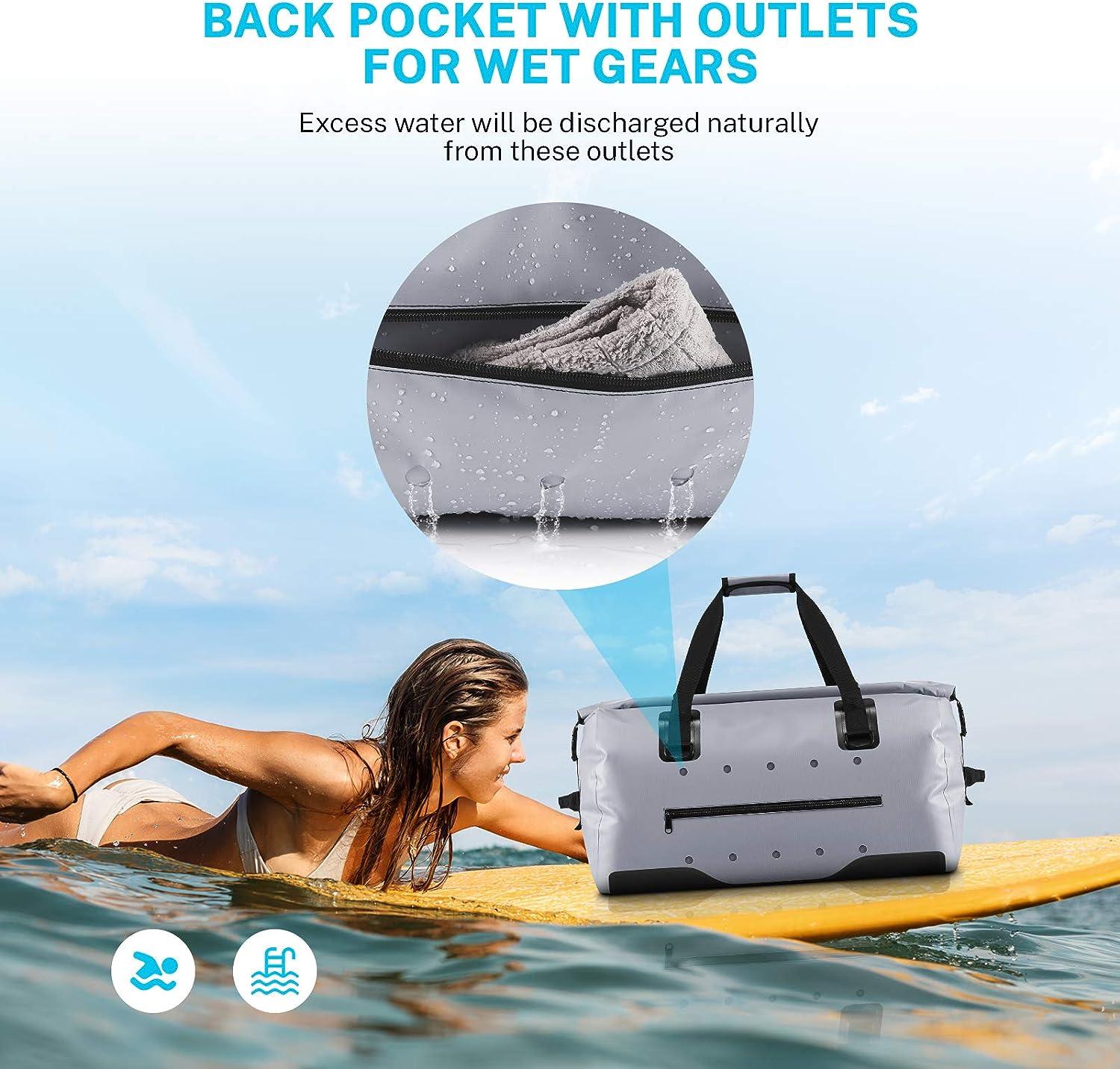 60L Drybag Waterproof Duffle Travel for Kayaking Rafting Boating