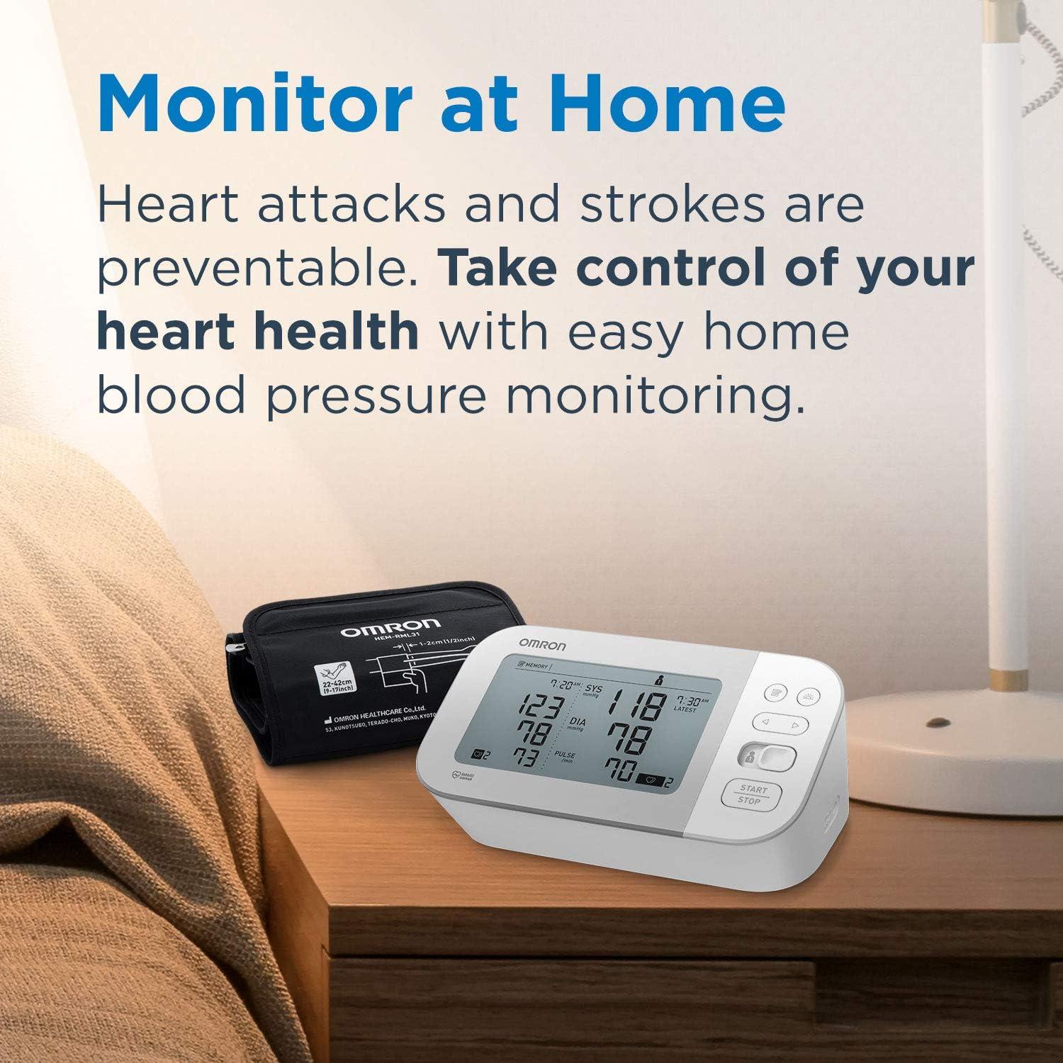  Omron 7 Series Wireless Upper Arm Blood Pressure Monitor;  2-User, 120-Reading Memory, BP Indicator LEDs, Bluetooth Works with   Alexa by Omron : Health & Household