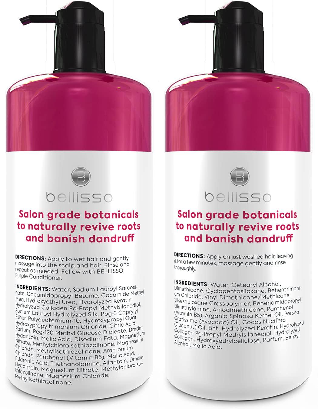 Apple Cider Vinegar Shampoo and Conditioner Set - Sulfate and Paraben Free  Anti Dandruff Soothing Scalp Treatment with Biotin Keratin Avocado Coconut  Argan Oil Men and Women 2 x16 Fl Oz