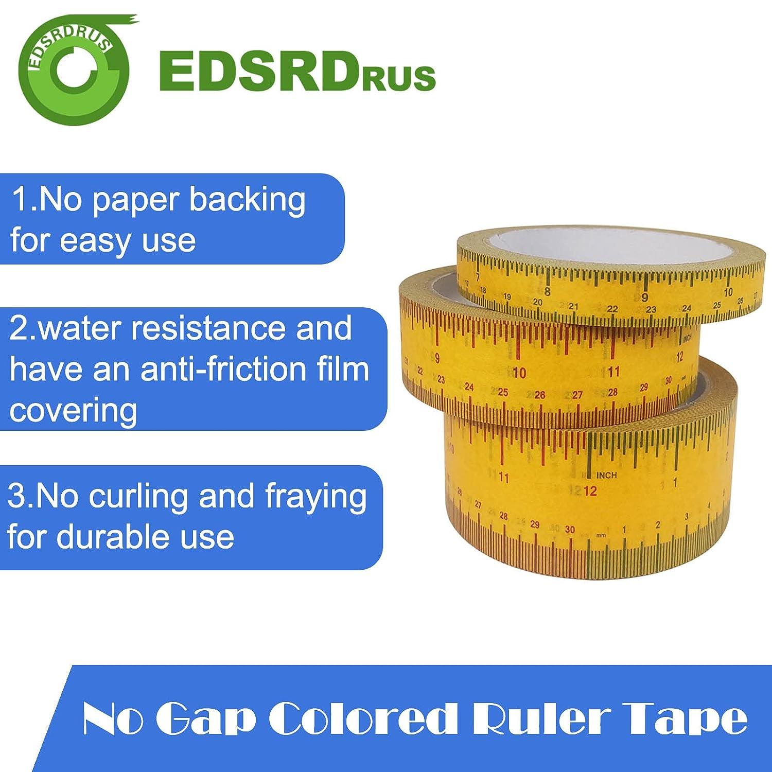 EDSRDRUS 10 Colors 12Rolls Total 264 Yards Thin Tape Colored Tape
