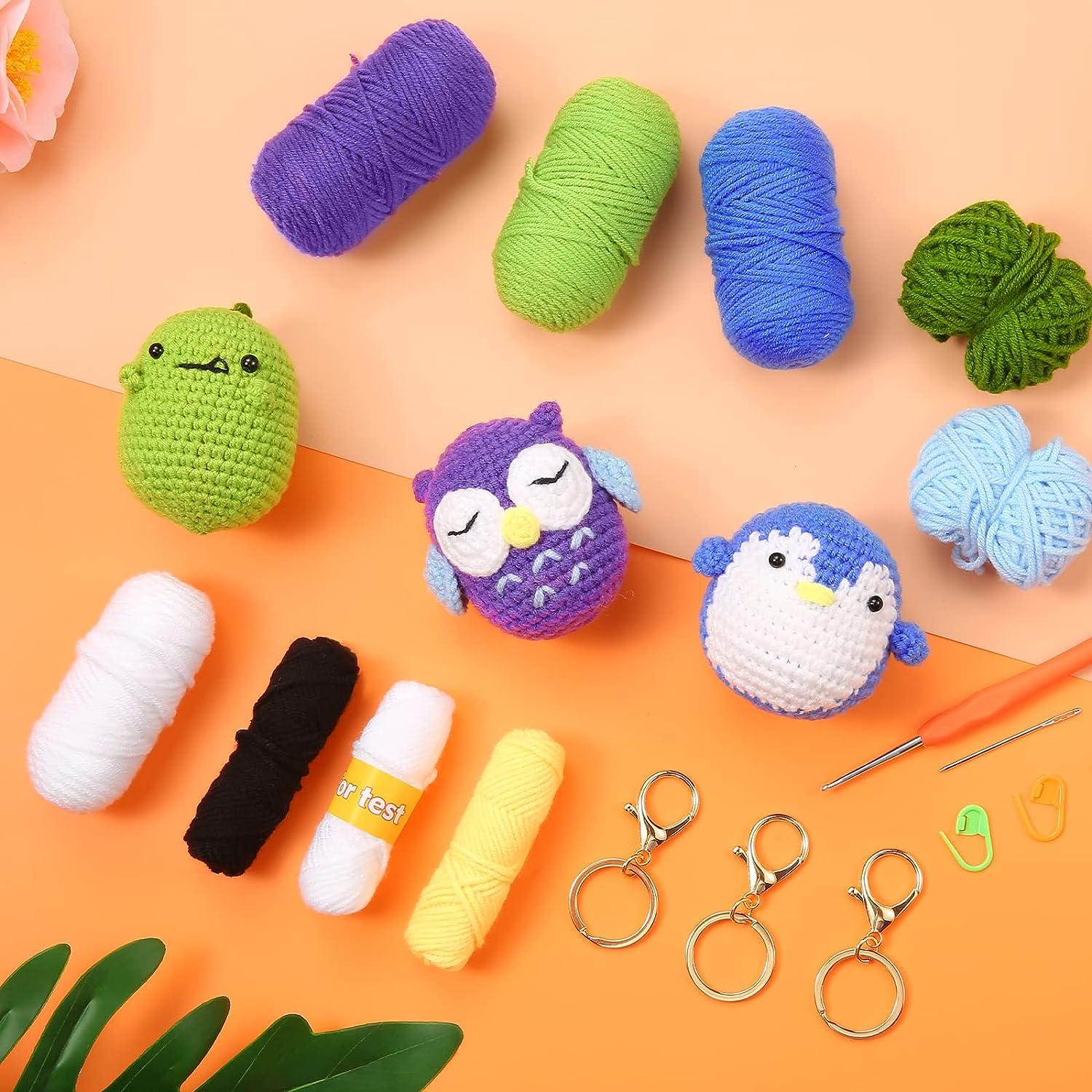  Crochet Kit for Beginners, Animal Crochet Starter Kit