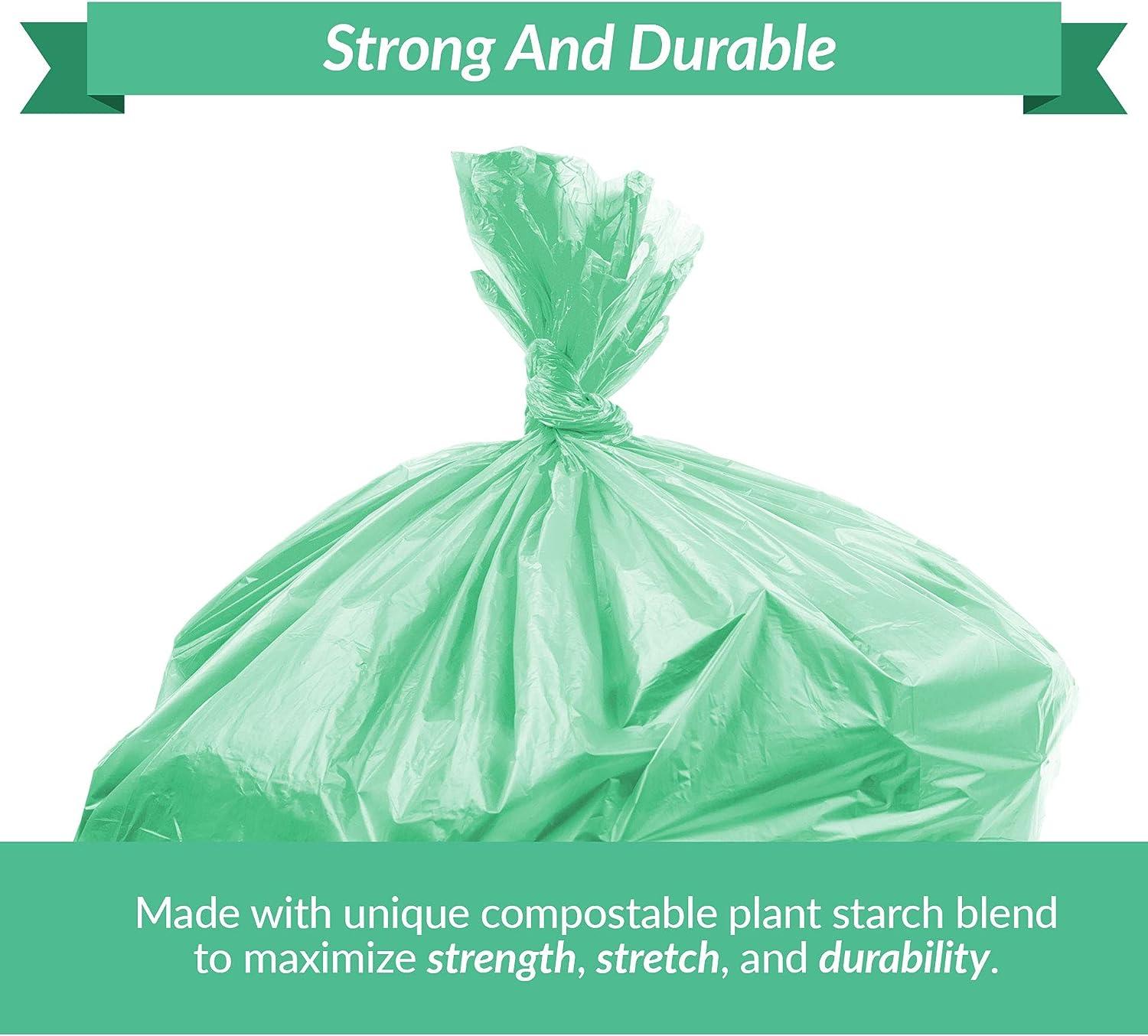 Reli. Biodegradable 13 Gallon Trash Bags | 800 Count Bulk | ASTM D6954 |  Green | Eco-Friendly | Oxobiodegradable Under Certain Conditions (See  Product