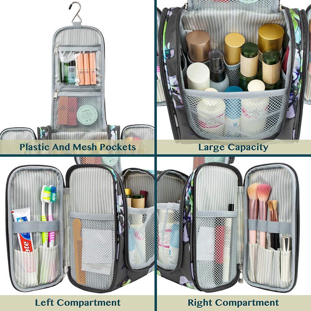 PAVILIA Hanging Toiletry Bag Travel Bag Women Makeup Cosmetic Bag Organizer  for for sale online