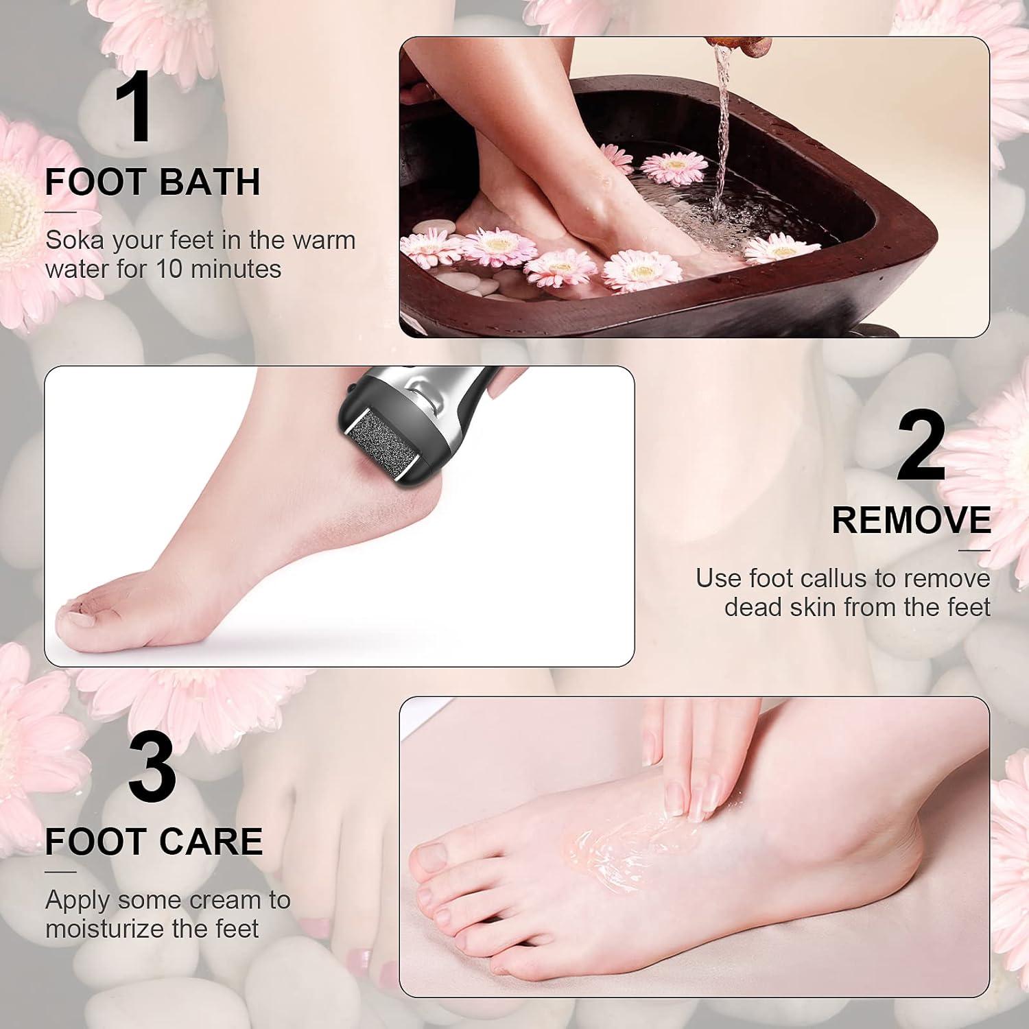 Electric Foot Scrubber For Dead Skin Tools For Feet Scrubber