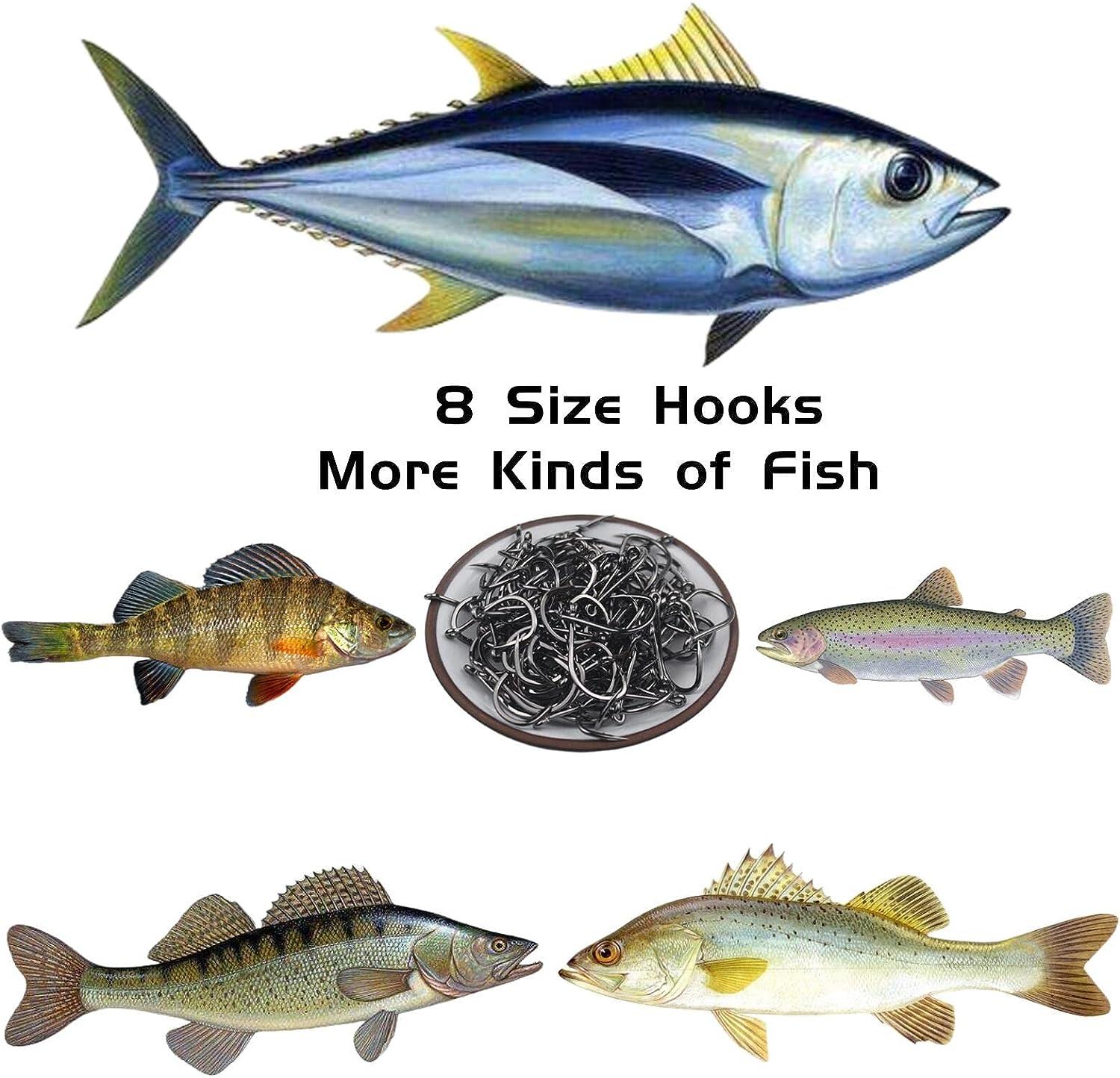 Fishing Hooks Freshwater Saltwater Fish Hooks Bulk Fishing Hooks