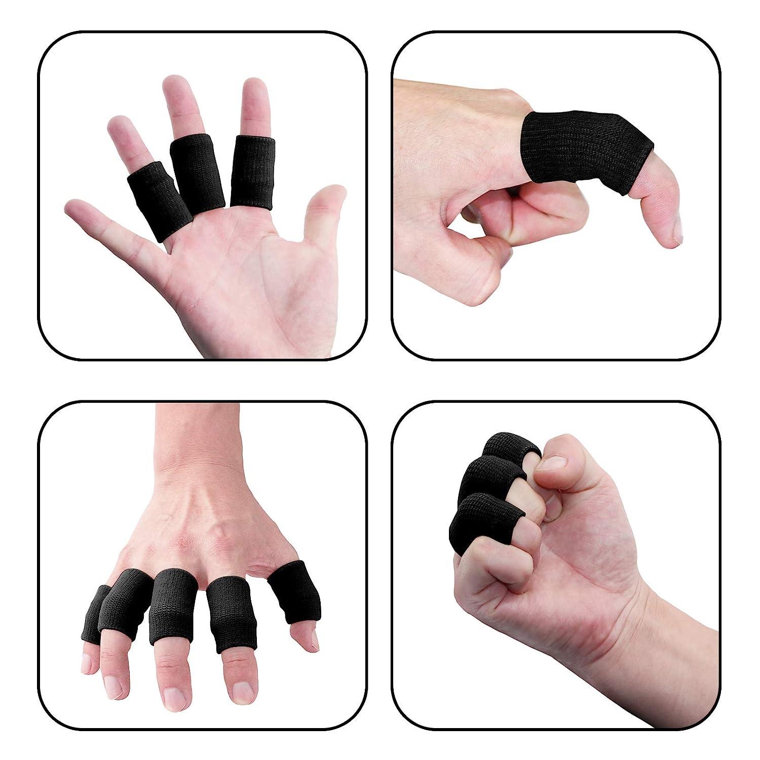 10Pcs/Set Finger Sleeves Support Thumb Brace Protector Breathable