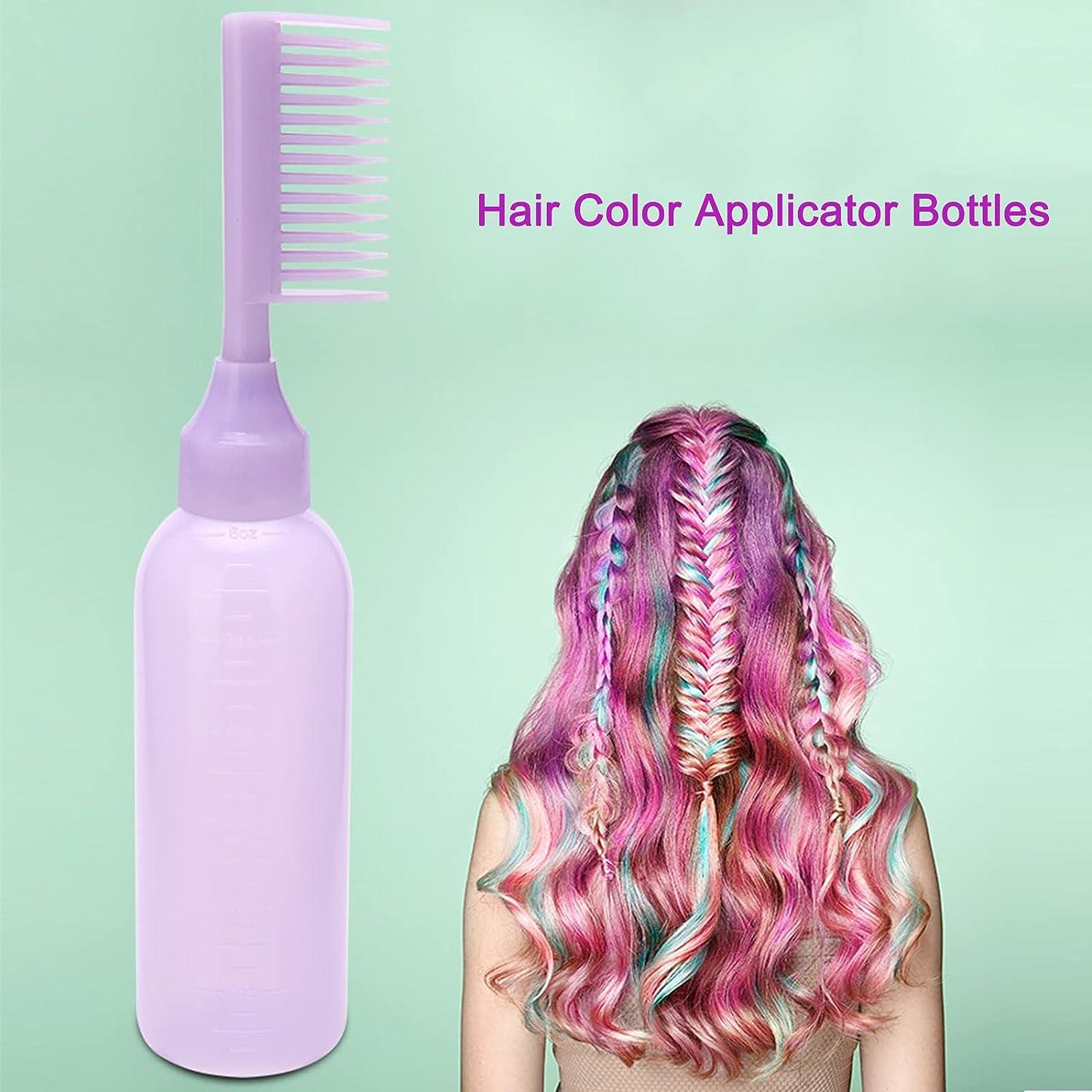 1 Hair Root Comb Color Applicator Bottle, 6 oz measuring scales NEW FREE  SHIP