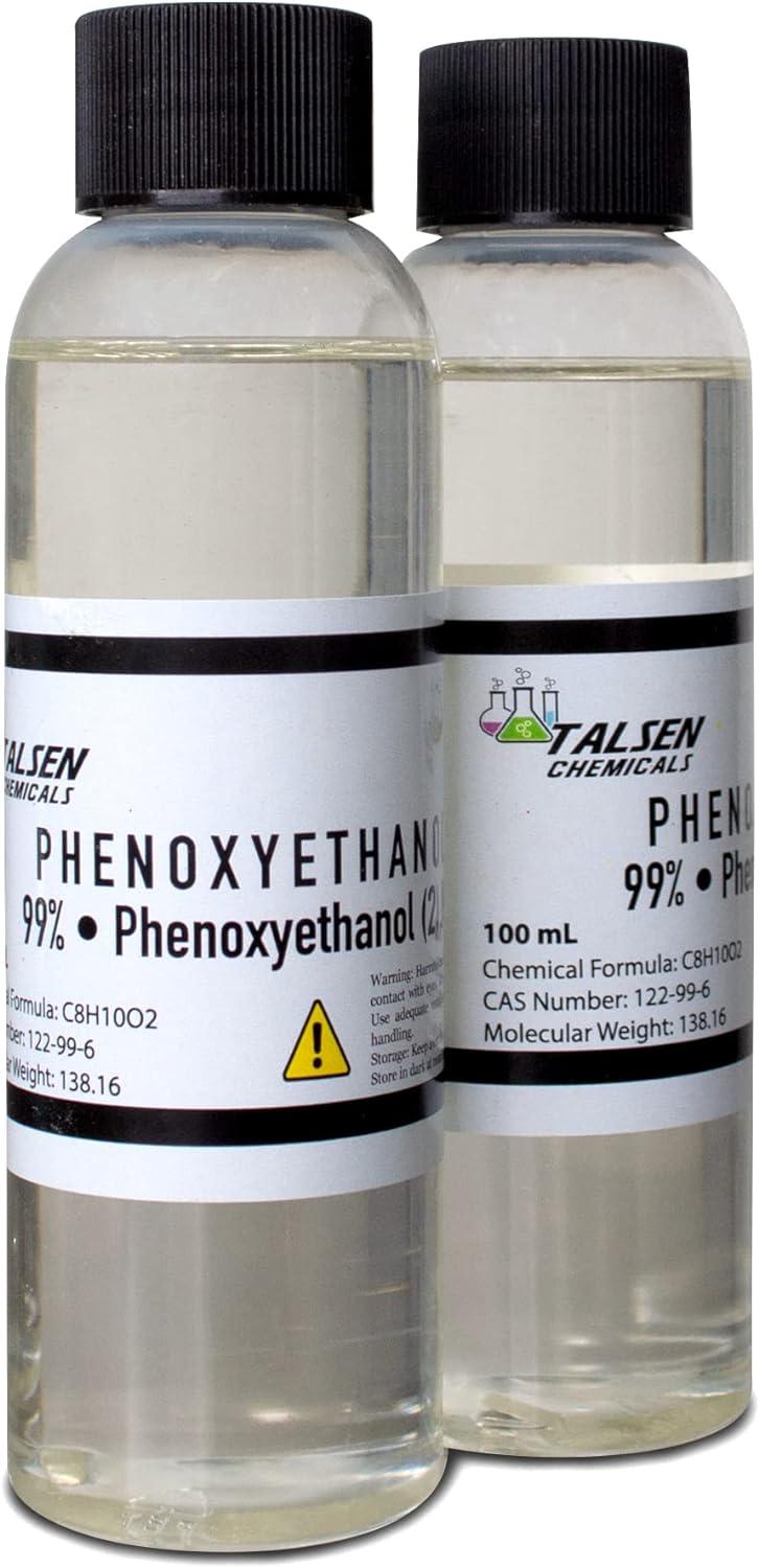 Talsen Chemicals Phenoxyethanol Preservative Liquid, Natural Preservative  for DIY Products, Cosmetics Preservative for Lotion Making Broad Spectrum