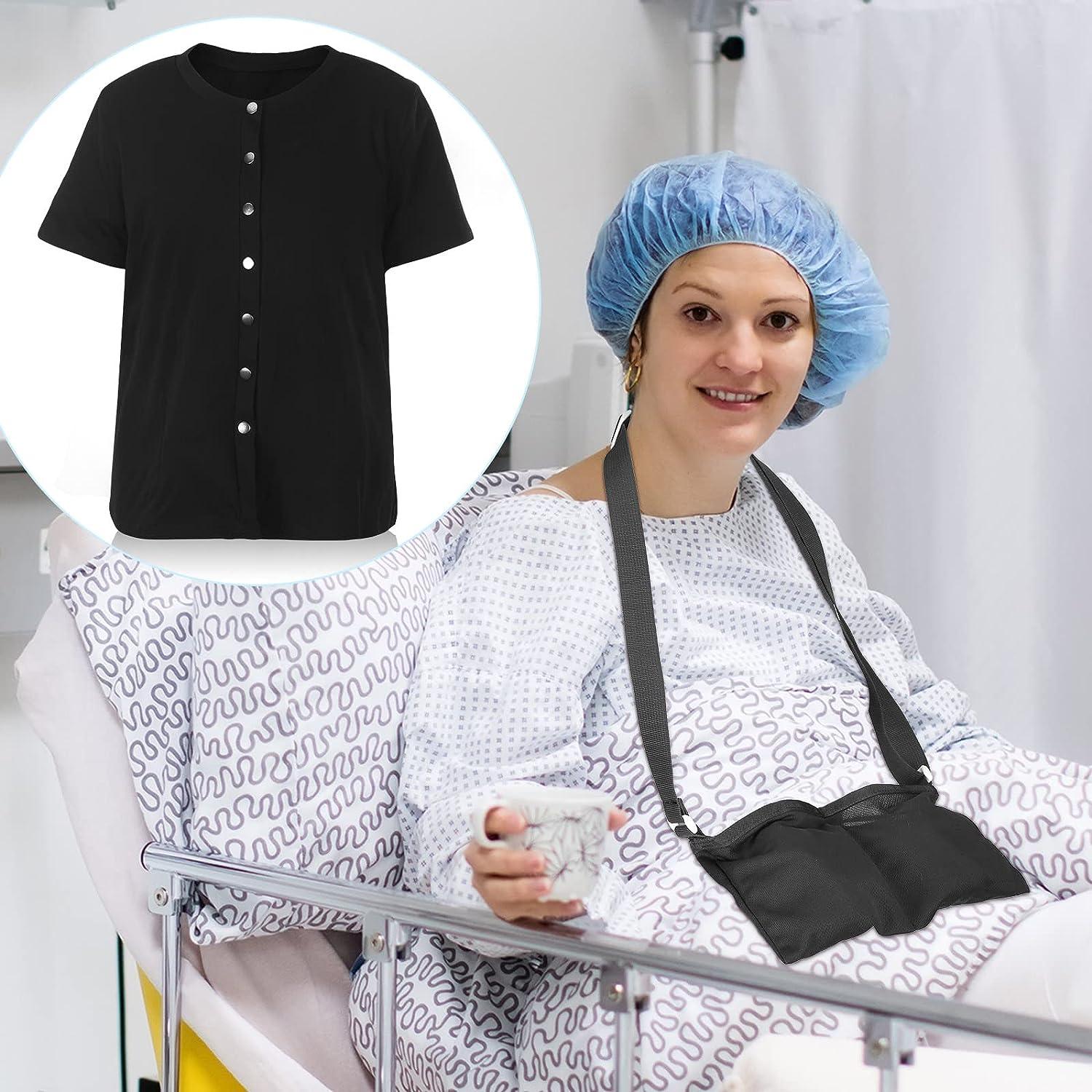 The Recovery Shirt Post-Op Clothing with Hidden Drain Pockets