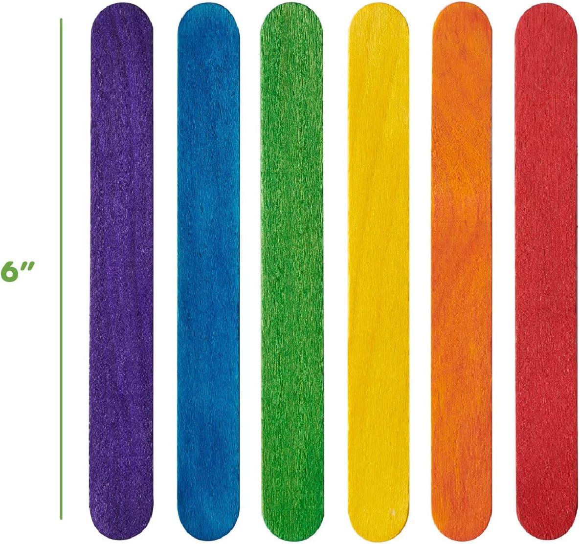 Multicolored Popsicle Sticks in Bulk in Shades of Purple Red Light Blue  Yellow Orange Green for Desktop Background a Stock Image - Image of  multicolored, orange: 195340913