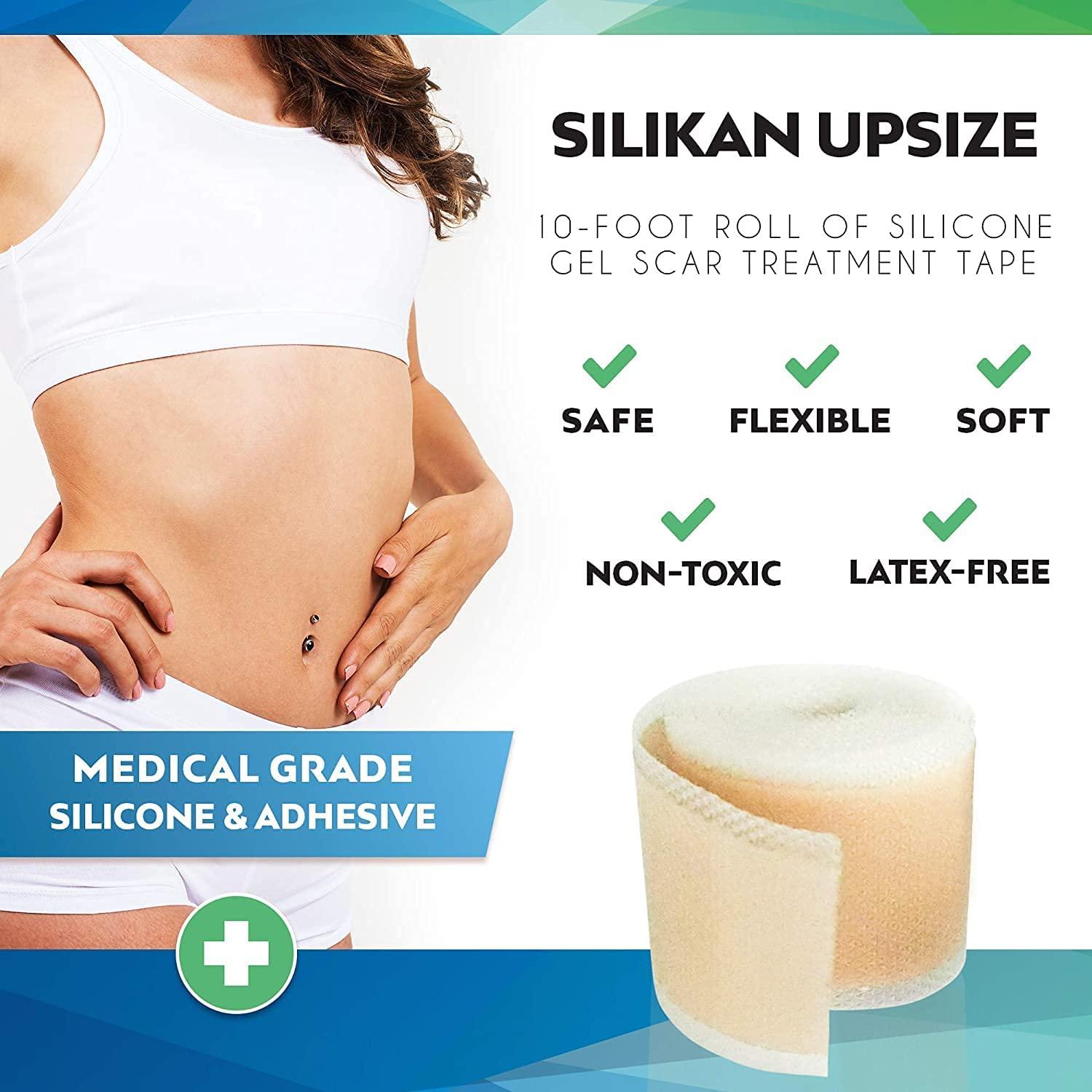 Silikan Upsize Gel Scar Silicone Tape-Medical Grade Silicona