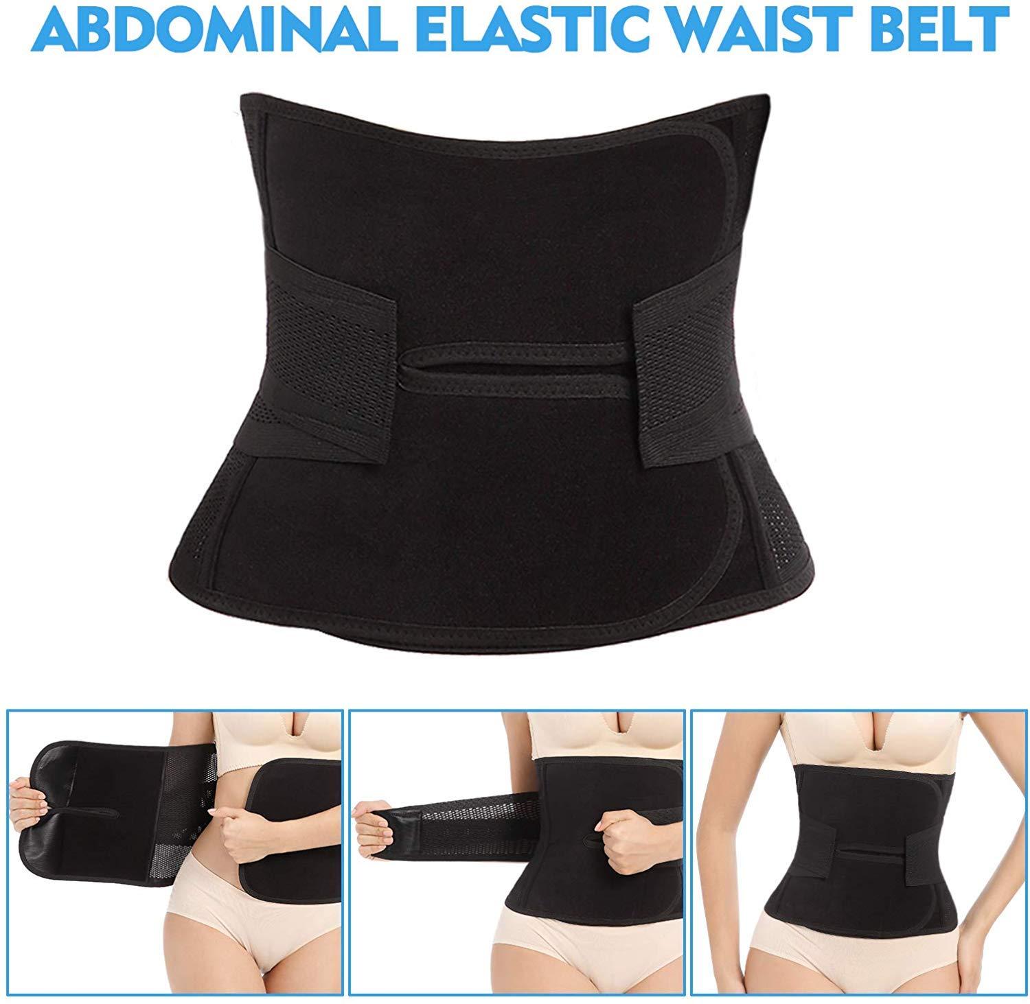 OKPOW Postpartum Belly Wrap, High Elastic Postpartum Support Belt