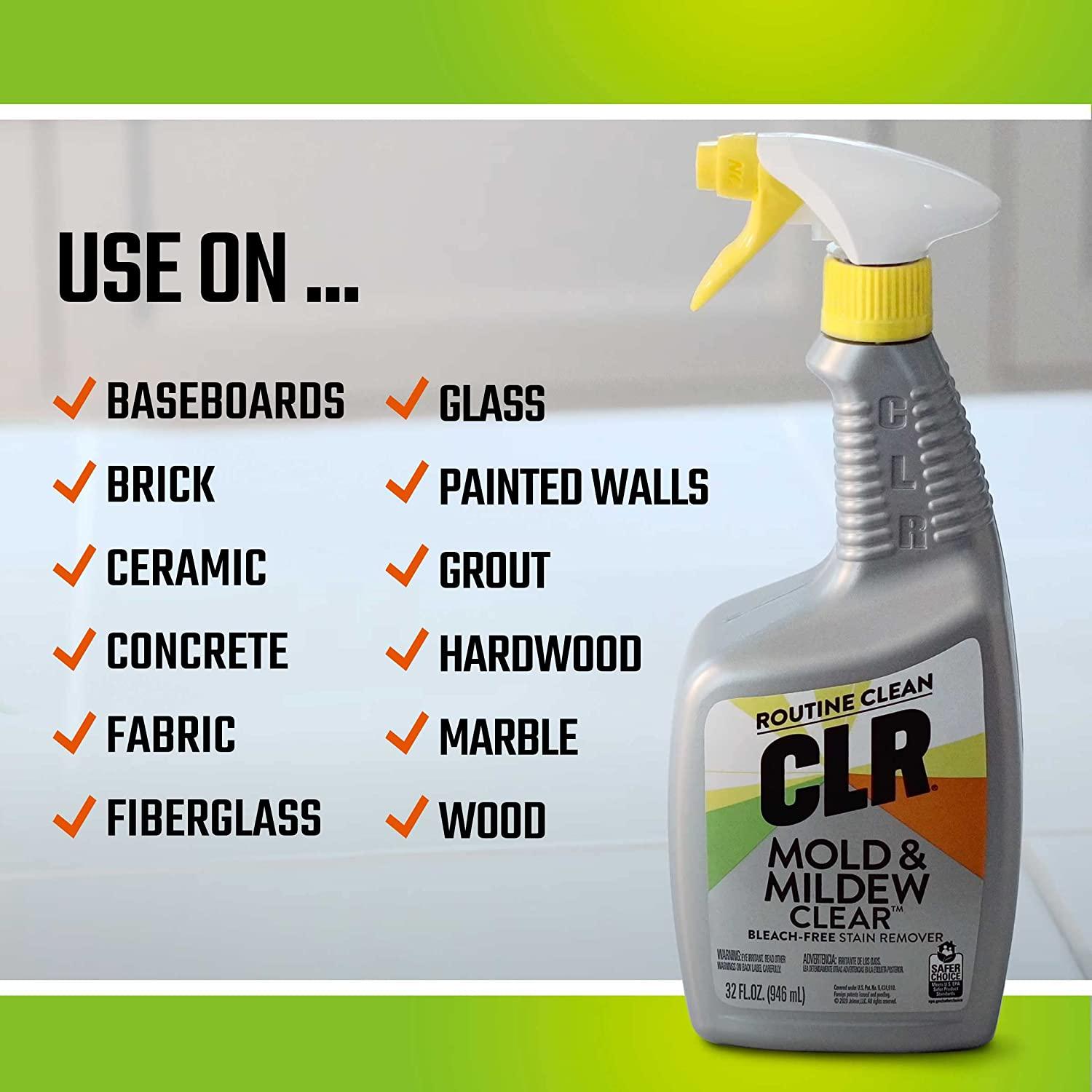 CLR Mold & Mildew Clear, Bleach-Free Stain Remover Spray