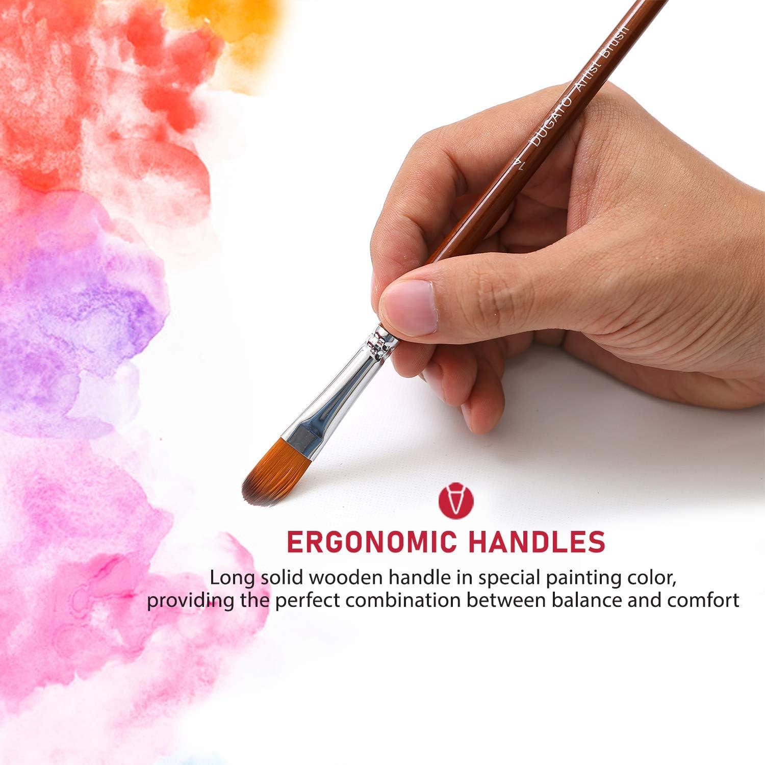 Paint Brushes Set 18 - Premium Watercolor Paint Brushes For Adults Or  Professionals For Acrylic Watercolor Oil Painting - Perfect For Your Canvas  Paper Or Fabric Art - Temu United Kingdom