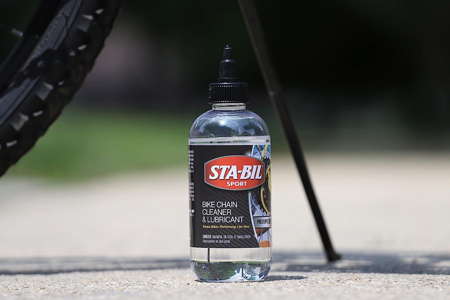 STA-BIL Sport Bike Chain Cleaner & Lubricant - Prevents Rust on Chains, Cables, and Derailleurs, Premium Lubricant, Easy to Apply, Preserves Bike