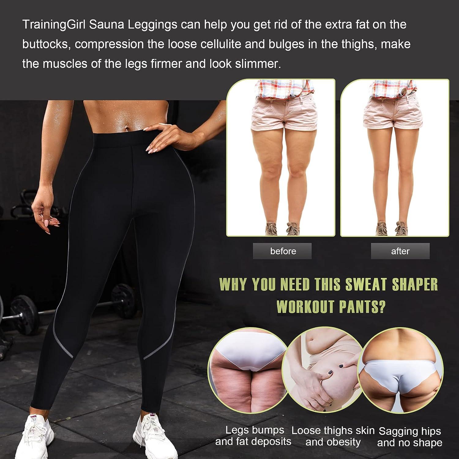 Neoprene Thermo Sauna Sweat Body Shaper Pants Weight Loss Waist Trainer  Leggings