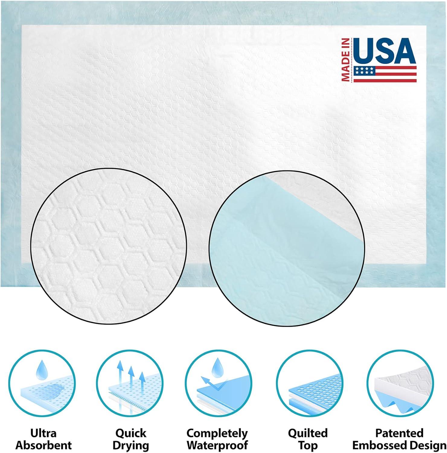 NUOLUX Bed Pads Pad Incontinence Disposable Absorbent Sheets Mats Underpads  Mattress Urinary Protector Cover Trainer Puppy