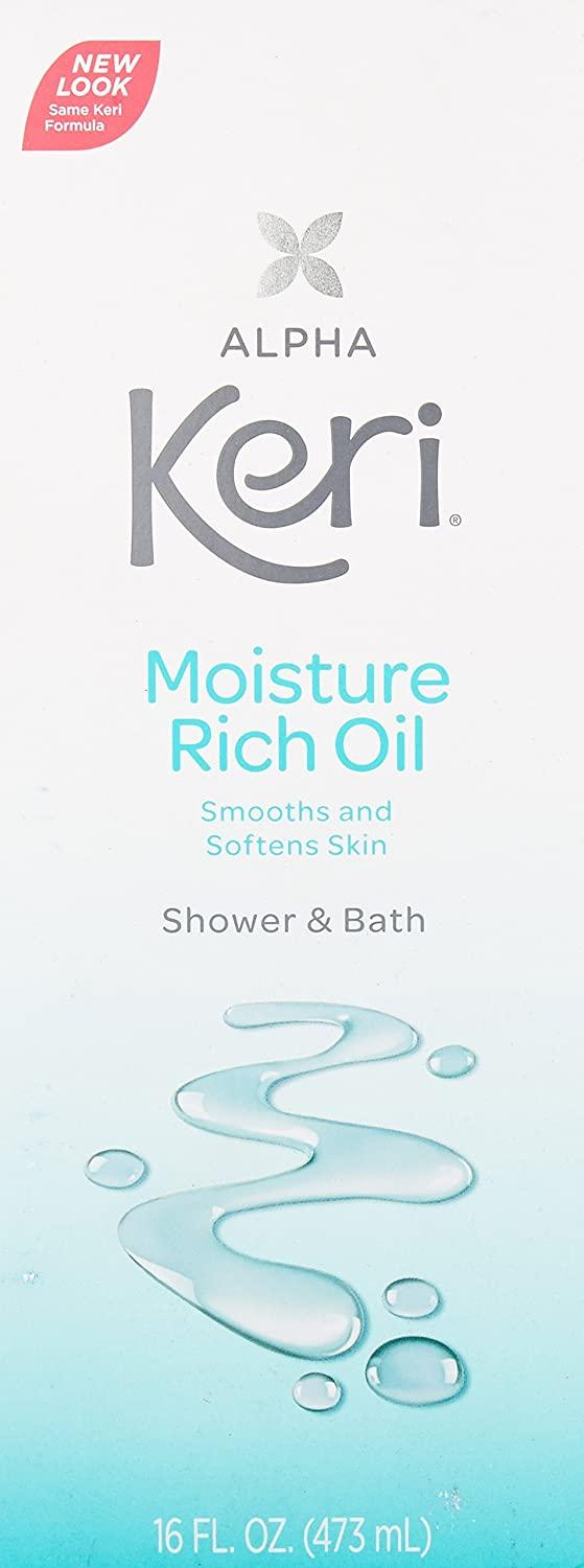 Alpha Keri Shower And Bath Moisture Rich Oil 16 Oz