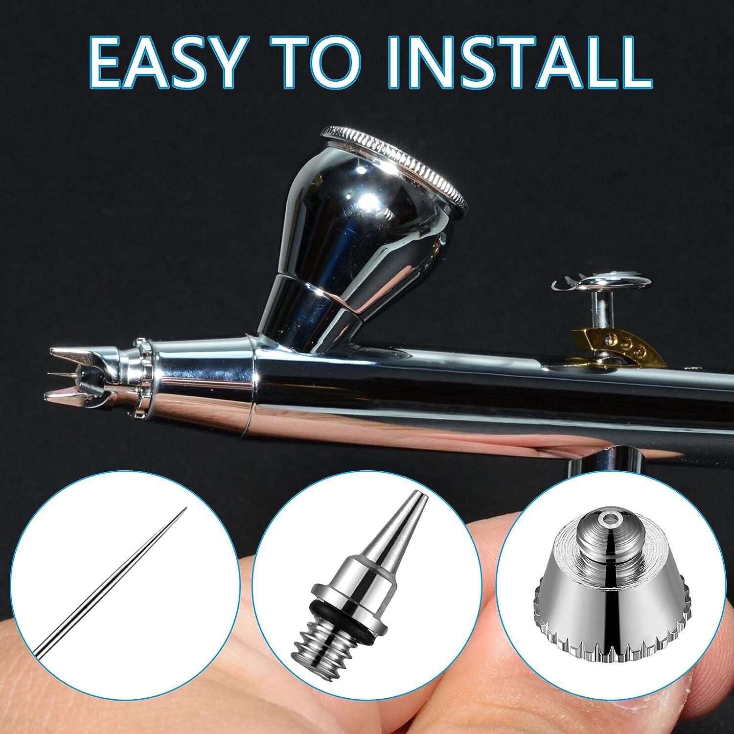 Airbrush Accessories Replacement Maintenance Tools for Any Airbrush Spray  Gun Needle Packing Nut & Valve Screw Replace Parts Kit