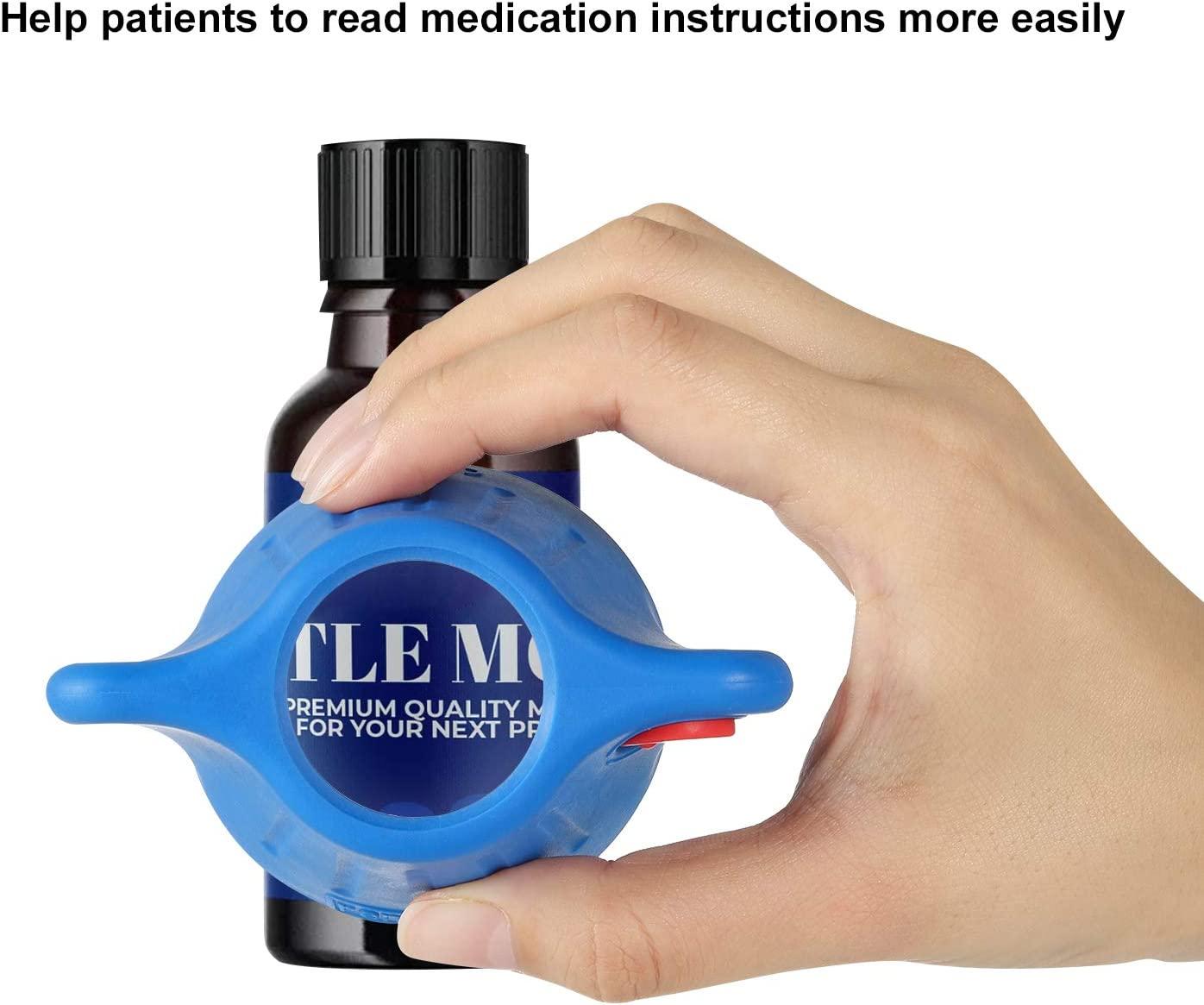 Remedic Medicine Bottle Opener with Magnifier and LED Light Multi