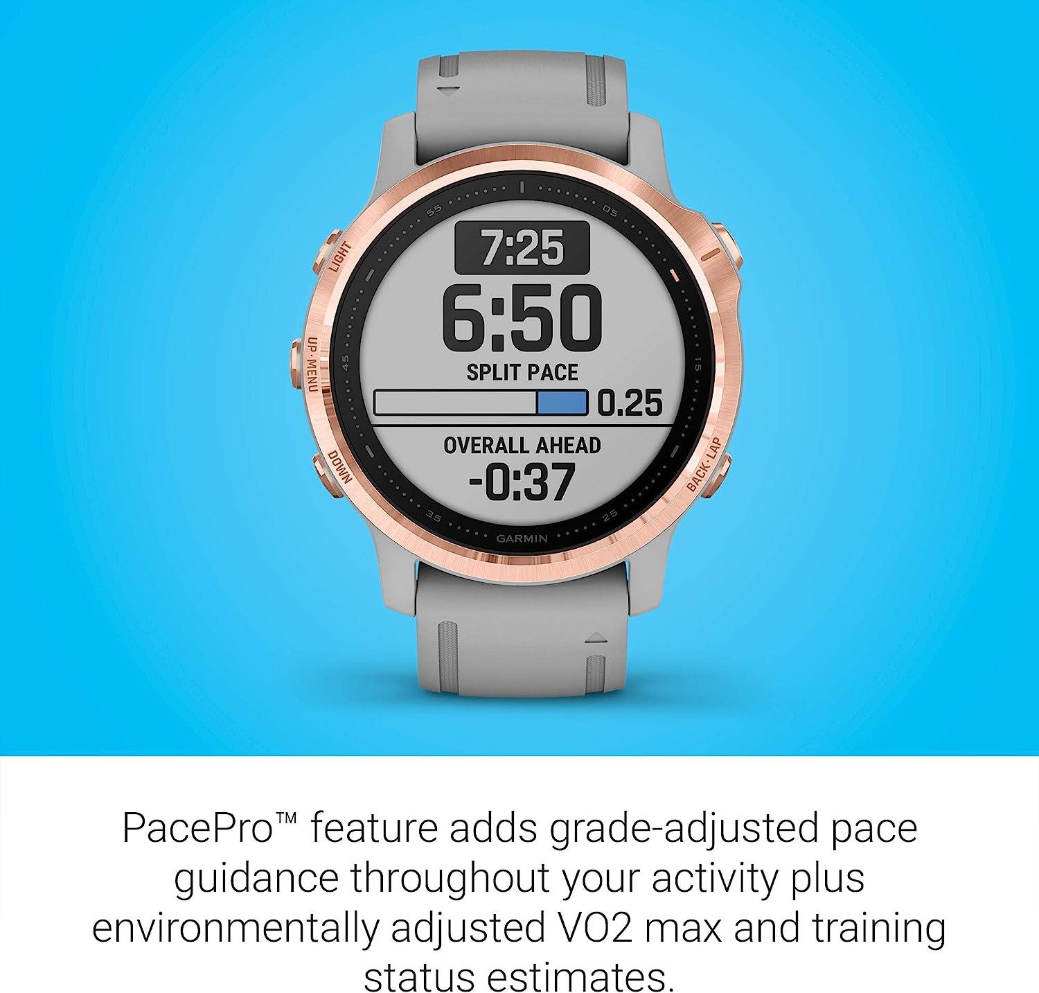  Garmin Fenix 6 Pro, Premium Multisport GPS Watch