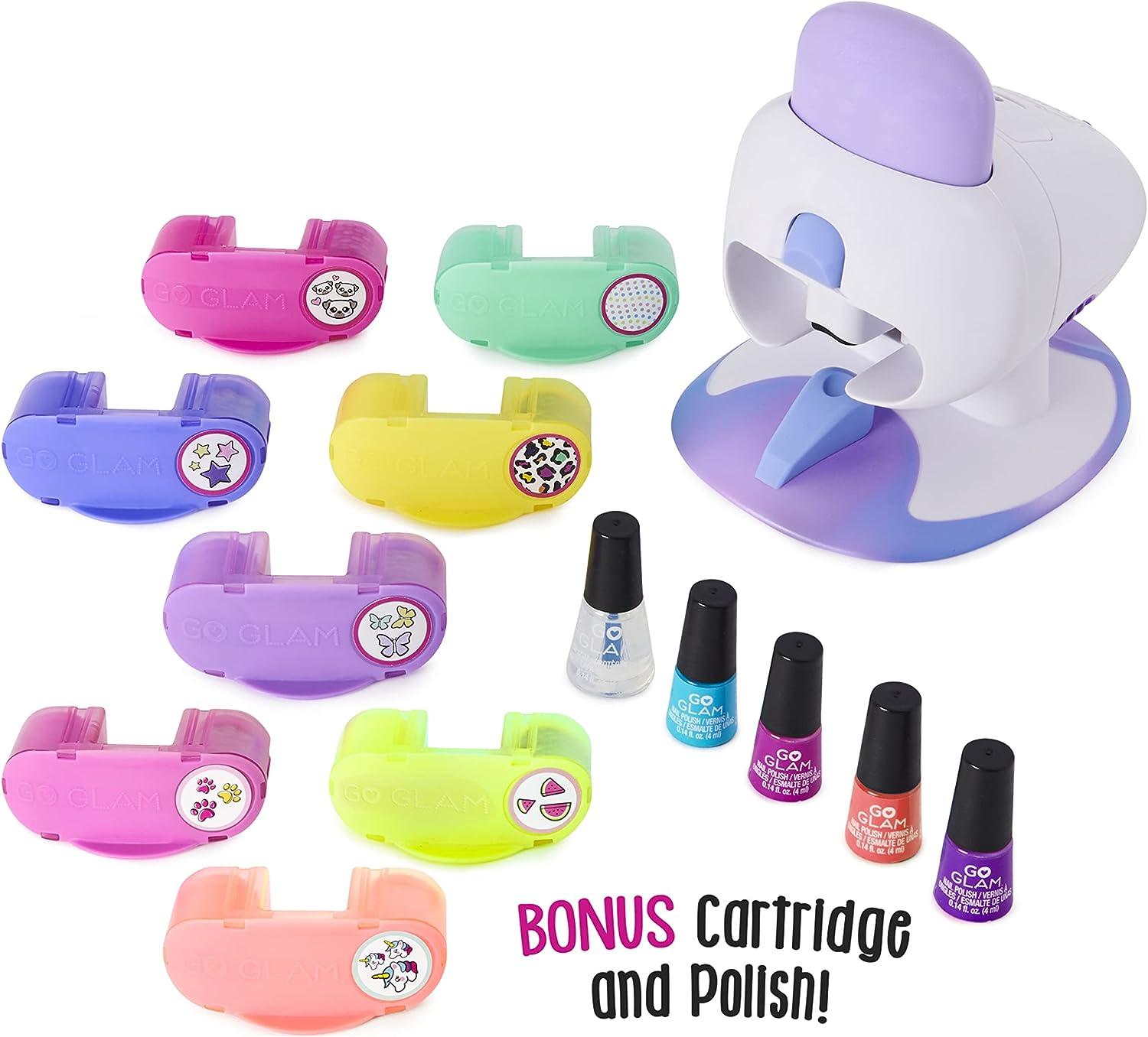 Buy Cool Maker, GO Glam Nail Stamper Deluxe Salon with Dryer for Manicures  and Pedicures with 3 Bonus Patterns and 2 Bonus Nail Polishes, Amazon  Exclusive Online at desertcartINDIA