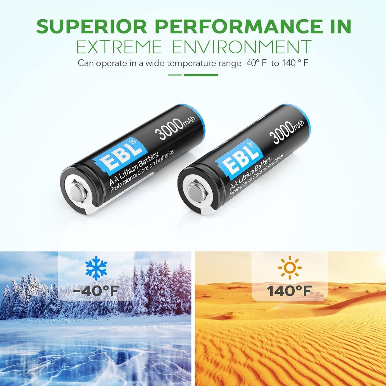 EBL Lithium Vs Ni-MH Rechargeable AA Batteries Review