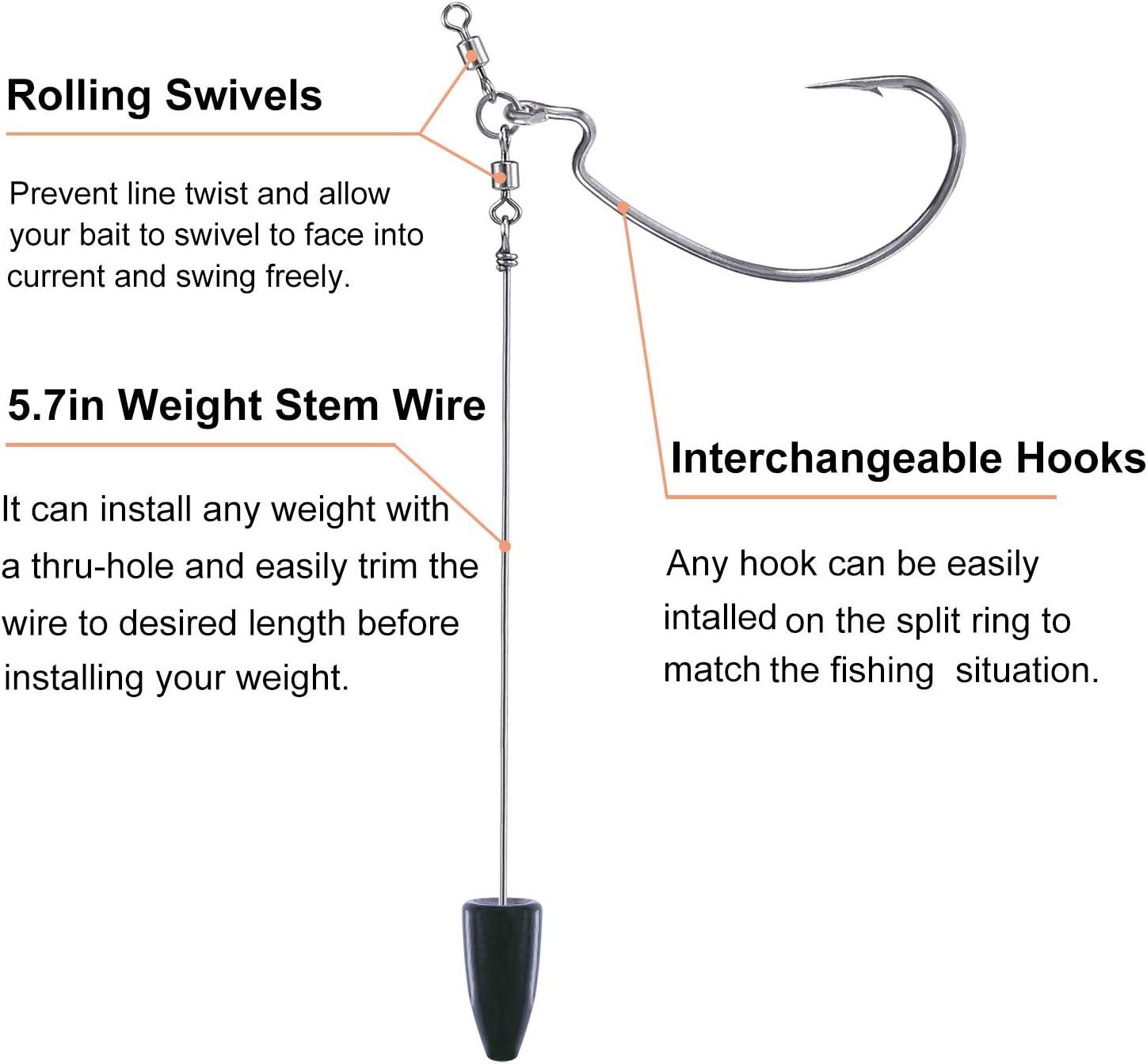 263pcs Fishing Accessories Kit Fishing Tackle Kit Swives Hooks Split Shots Fishing  Gear For Saltwater And Freshwater
