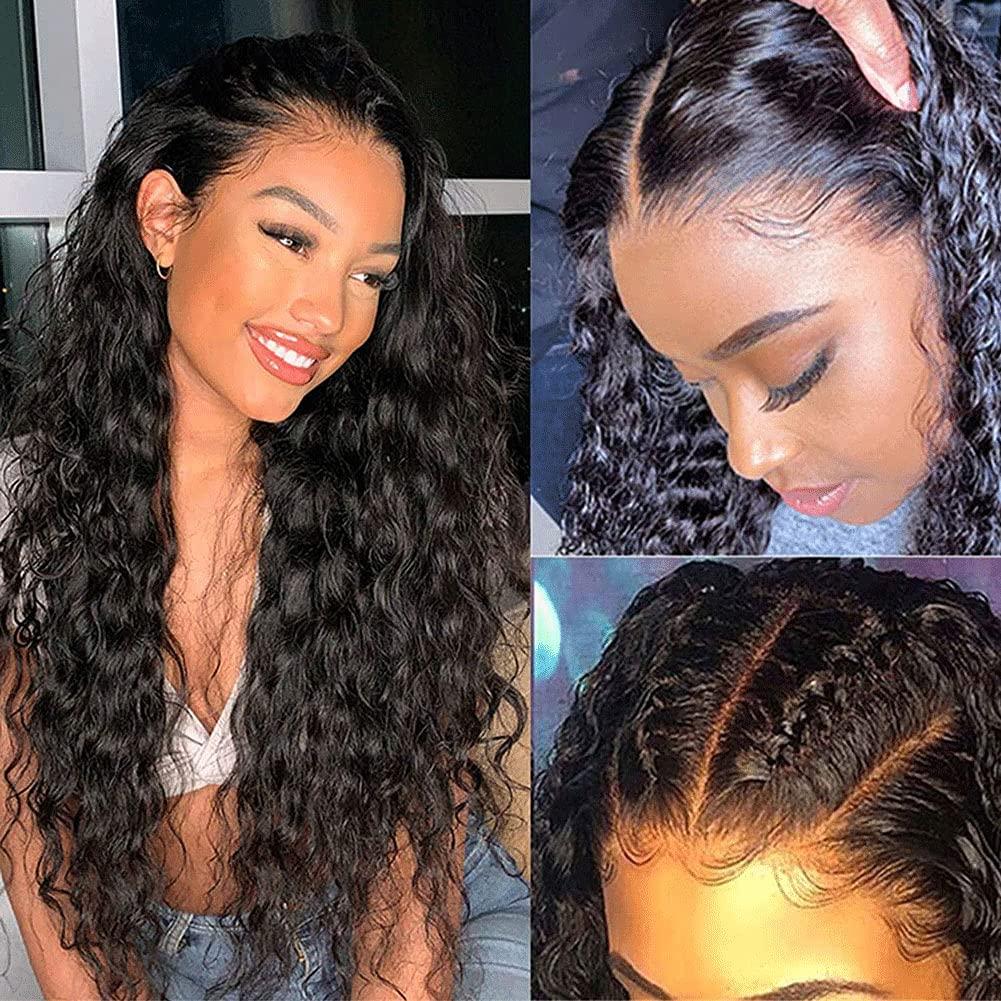 Water Wave Lace Front Wigs Human Hair Wigs for Black Women Wet and Wavy  Lace Front