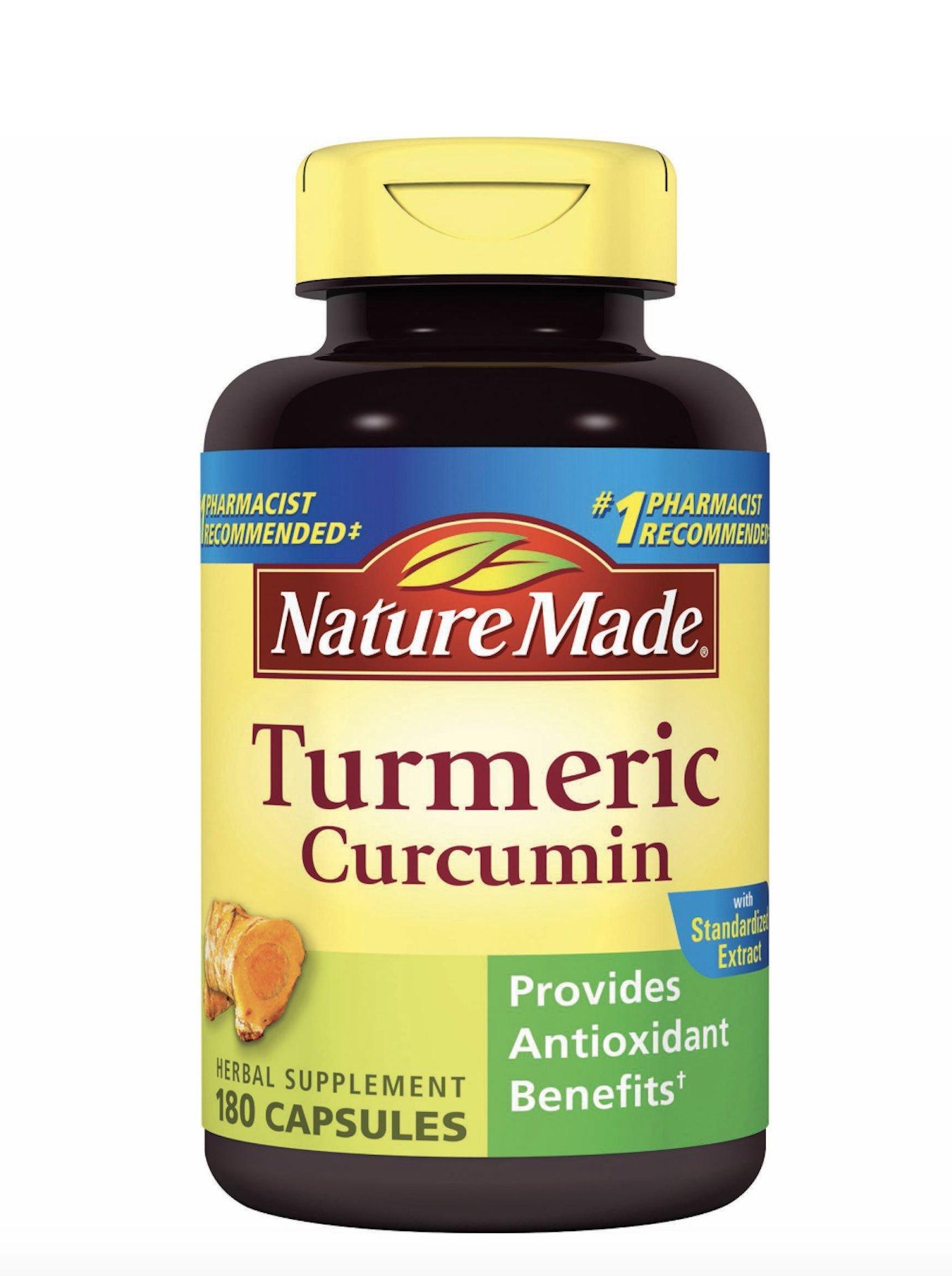 Nature Made Turmeric Curcumin 500 Milligram Capsules Antioxidant