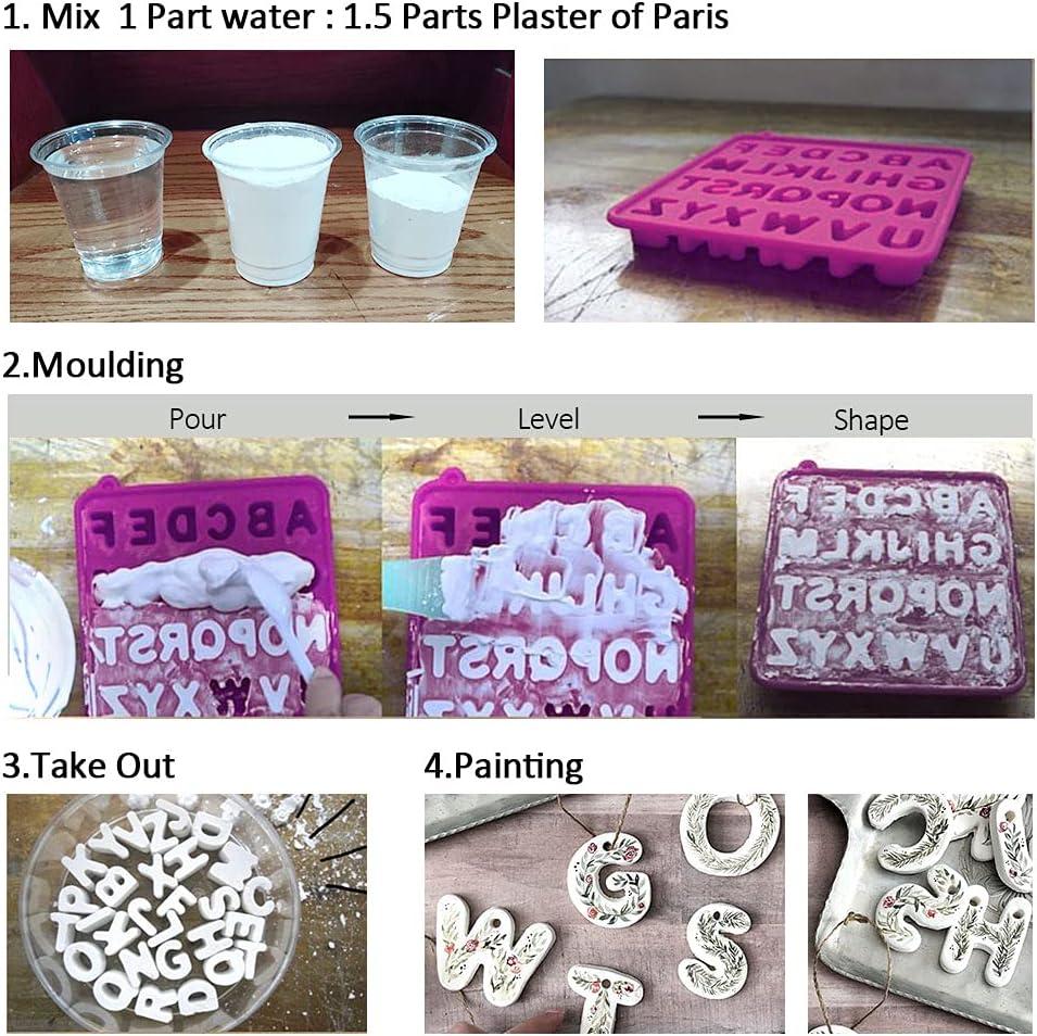Falling in Art 1lb Plaster of Paris Powder - Plaster Hand Mold Casting Kit  Powder, Gypsum Cement, Pottery & Ceramic Plaster Powder for Crafts
