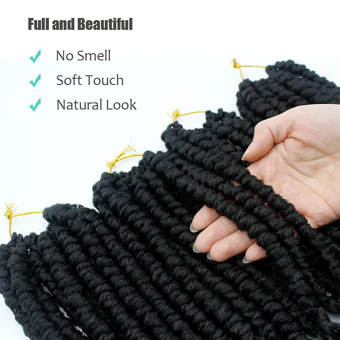 Yocoyaco Spring Twist Hair 12 Inches Senegalese Crochet Hair India
