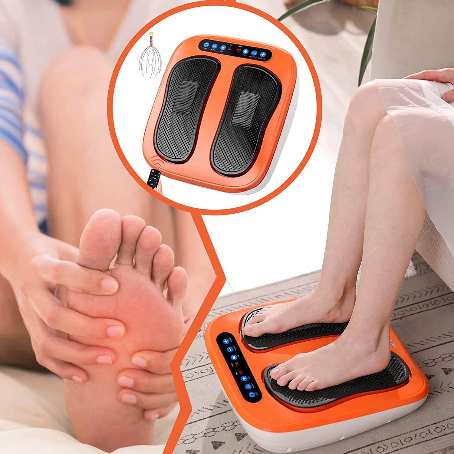 Easy Feet Massager and Cleaner Bottom Grip with Pumice Stone
