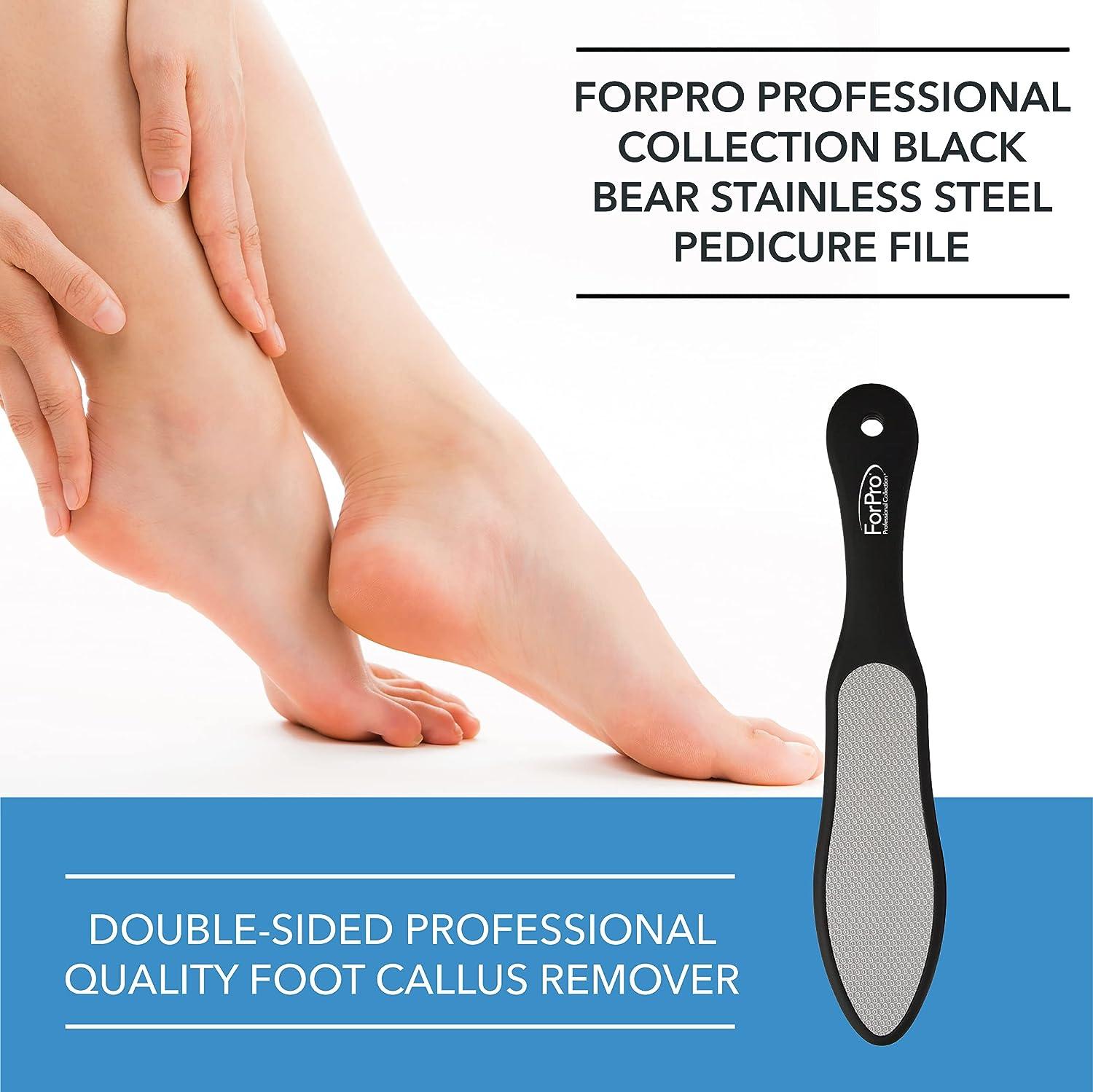 ForPro Pro Fusion Stainless Steel Pedi File - Coarse, Double-Sided Pro