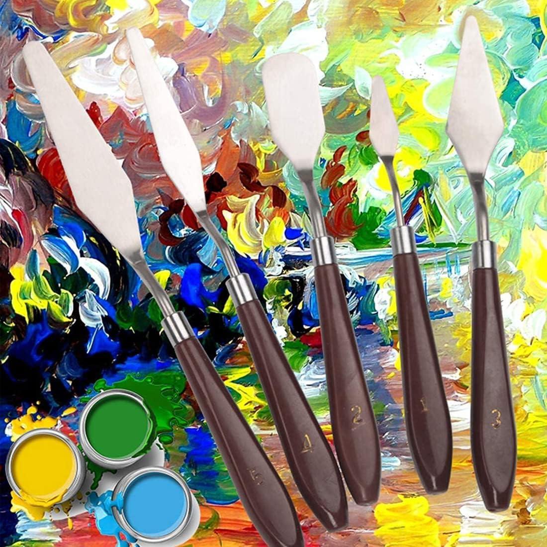 Stainless Steel Artist Oil Painting Palette Knife Spatula Paint