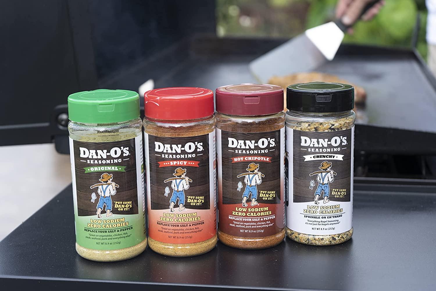 Dan-O's Seasoning 3.5 oz Variety Bundle - 3 Pack (Original, Chipotle, &  Spicy)