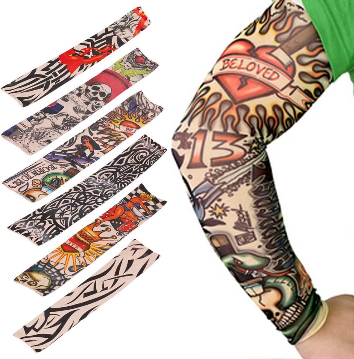 Temporary Tattoo Sleeves Set Akstore Arts Temporary Fake Slip On Tattoo Arm Sleeves Kit