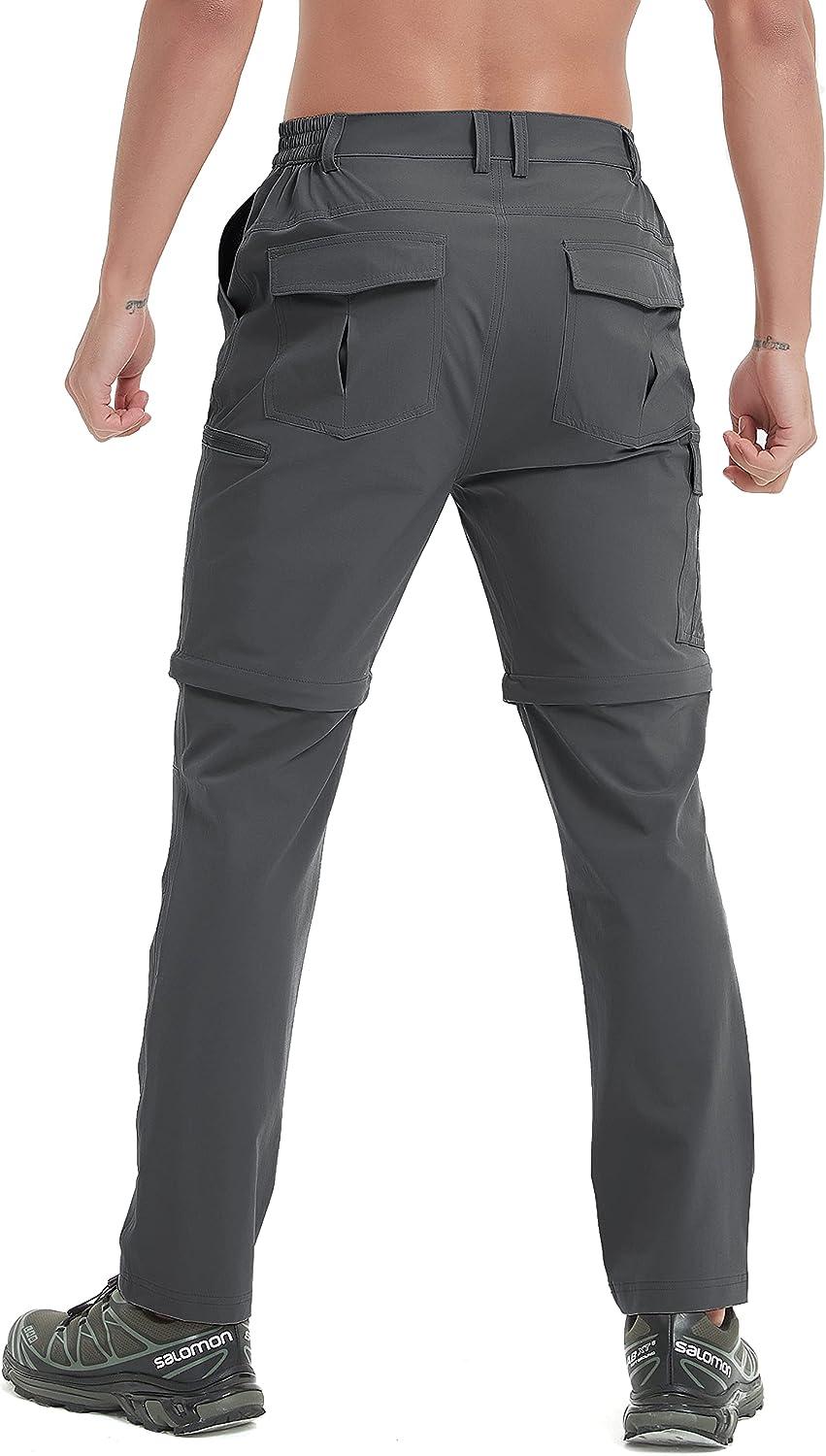 Aiegernle Men's Outdoor Quick Dry Convertible Lightweight Hiking Fishing  Zip Off Cargo Work Pants Trousers : : Clothing, Shoes & Accessories