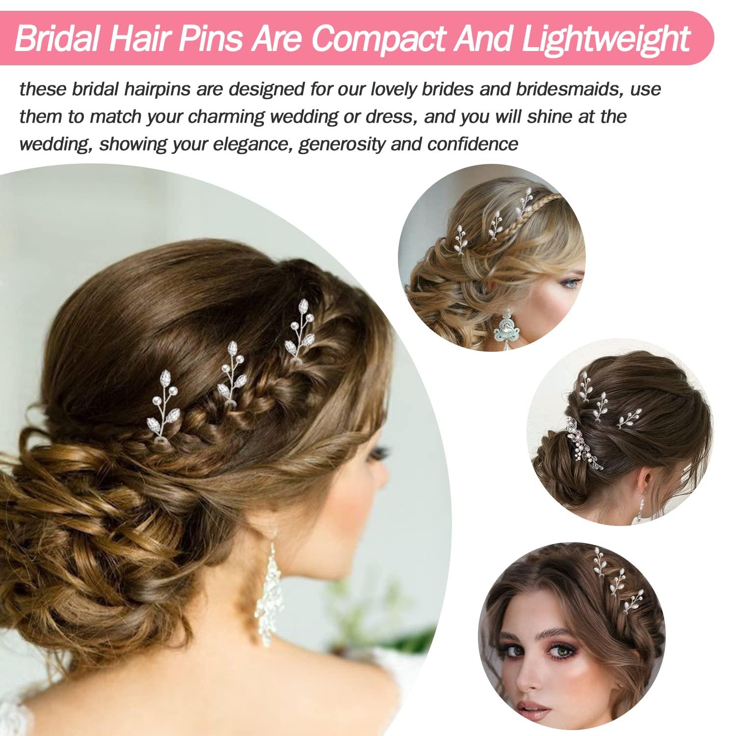 Wedding Hair Pins 8 PCS Bridal Hair Pins Bridal Hair Accessories