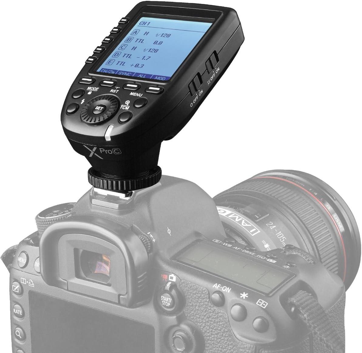 Godox Xpro-C TTL Wireless Flash Trigger for Canon 1/8000s HSS TTL